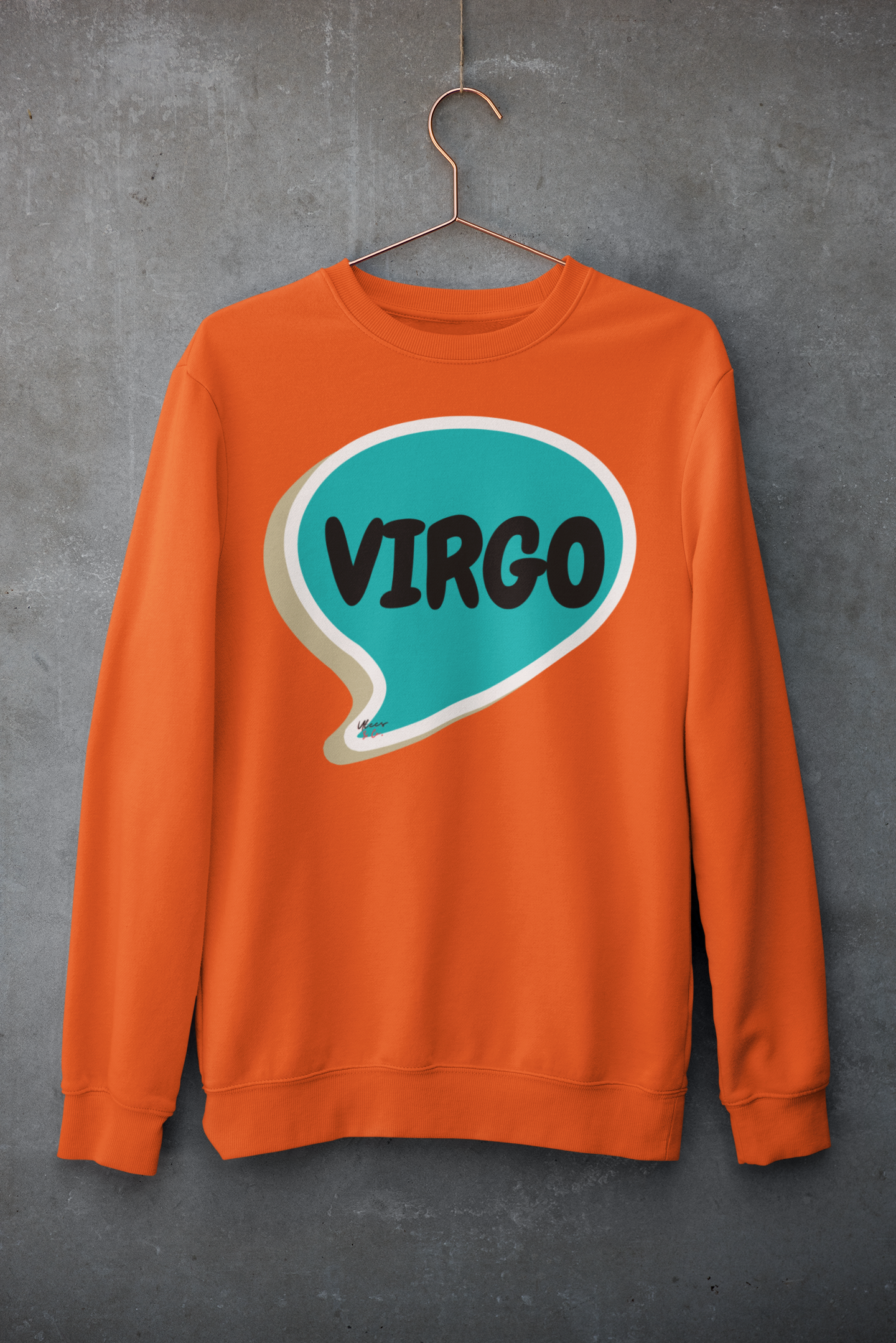 VIRGO ZODIAC SIGN IN SPEECH BUBBLE UNISEX CREWNECK PULLOVER SWEATSHIRT HOROSCOPE VIRGO ZODIAC SIGNS SWEATER ASTRONOMY VIRGO SIGNS SWEATSHIRT VIRGO ZODIAC SYMBOLS SWEATSHIRT VIRGO SIGN ZODIAC SEASON