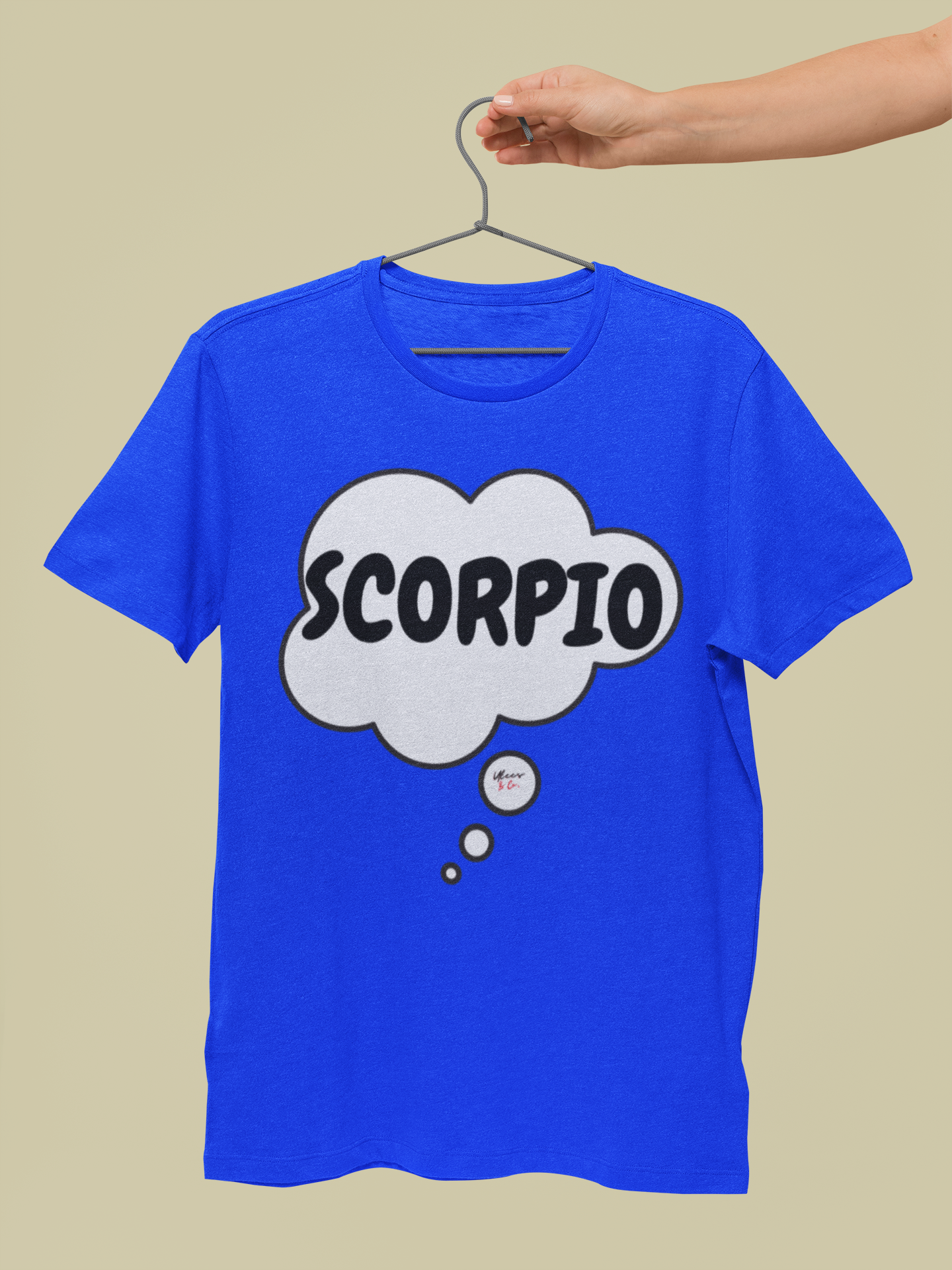 SCORPIO ZODIAC SIGN T-SHIRT IN THOUGHT BUBBLE SCORPIO HOROSCOPE BIRTHDAY SIGN GIFT FOR BIRTHDAY SCORPIO SEASON SCORPIO ASTROLOGY SIGN T SHIRT