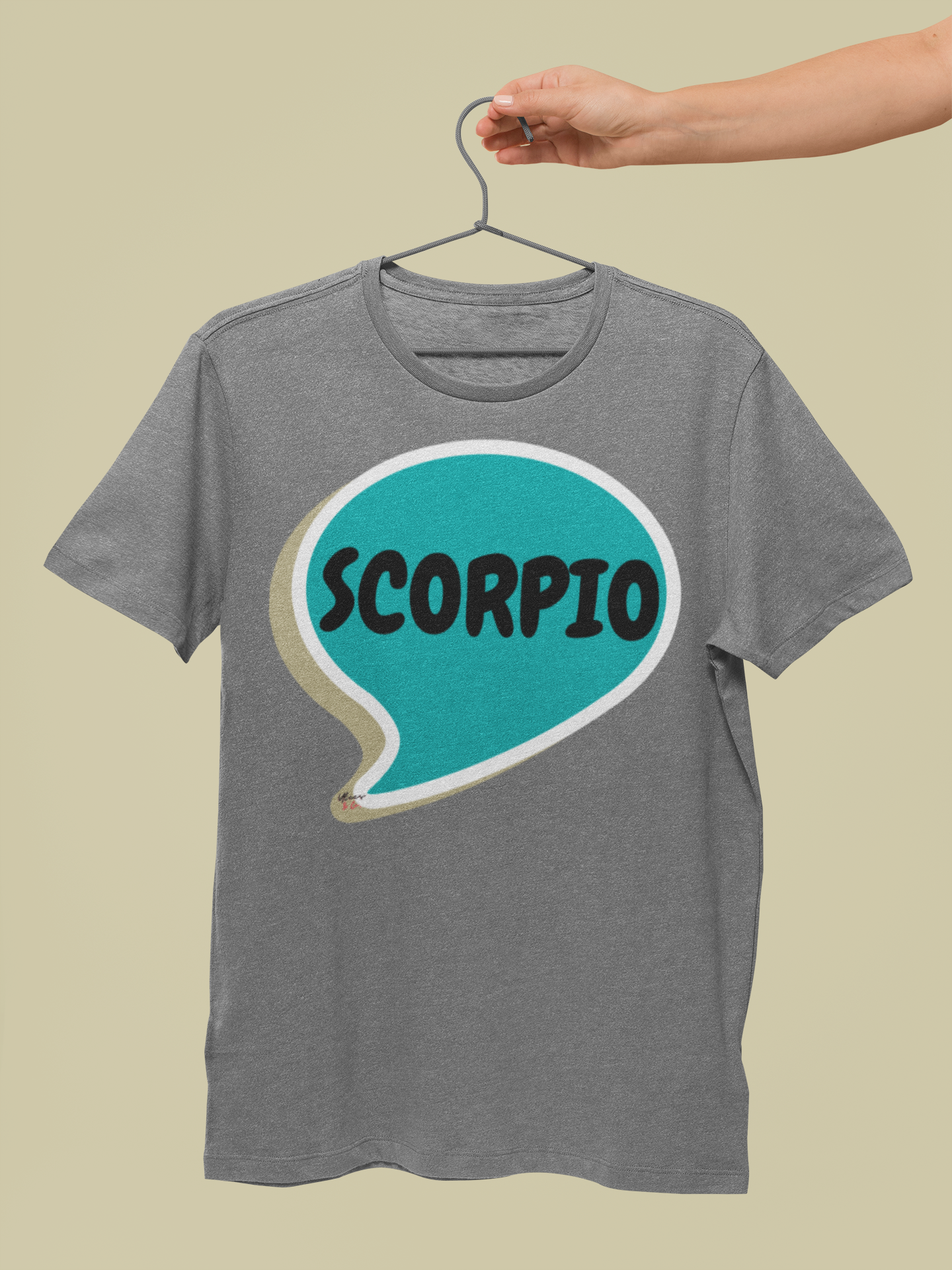 SCORPIO ZODIAC SIGN T-SHIRT IN SPEECH BUBBLE SCORPIO HOROSCOPE BIRTHDAY SIGN GIFT FOR BIRTHDAY SCORPIO SEASON SCORPIO ASTROLOGY SIGN T SHIRT