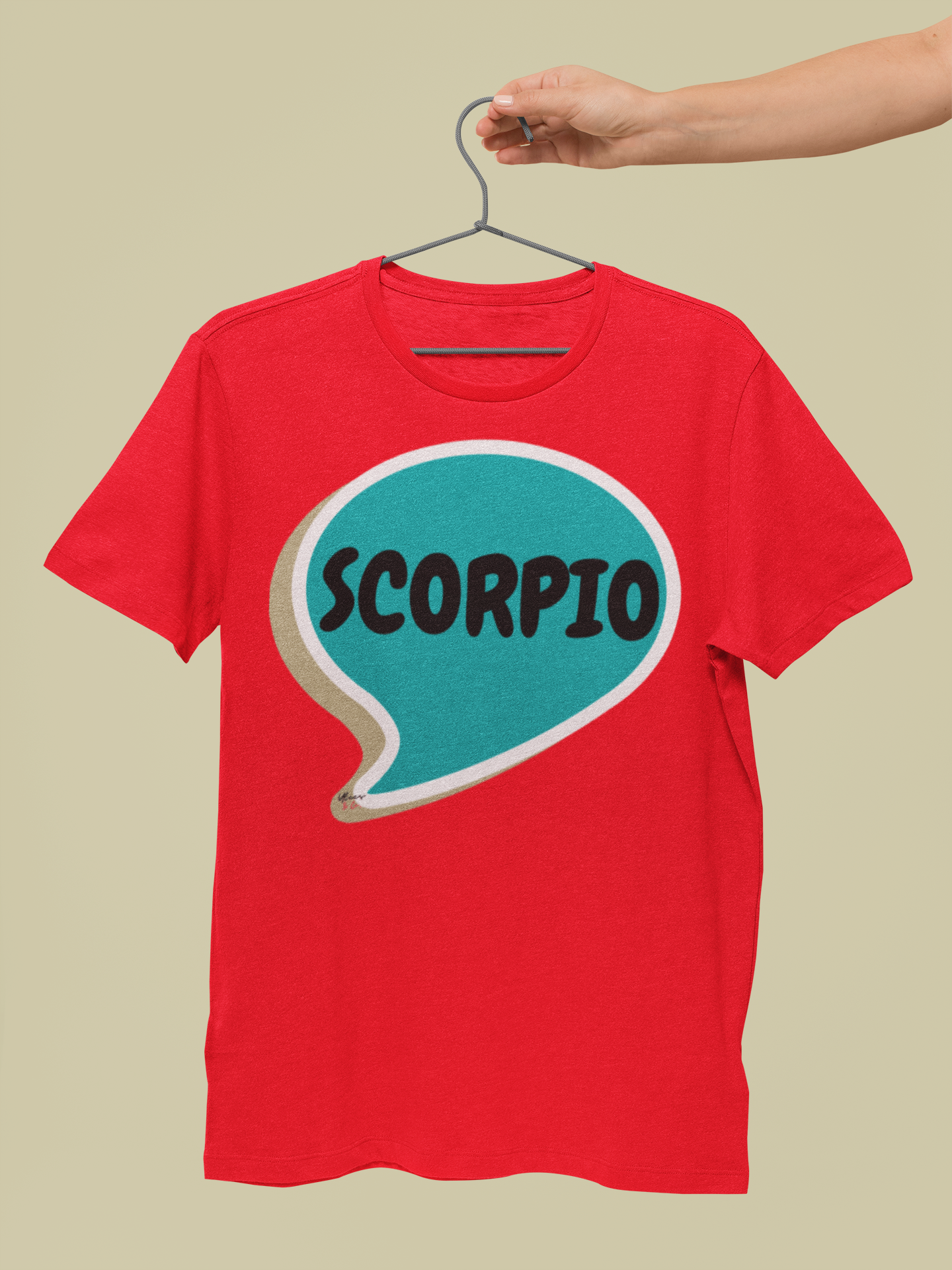 SCORPIO ZODIAC SIGN T-SHIRT IN SPEECH BUBBLE SCORPIO HOROSCOPE BIRTHDAY SIGN GIFT FOR BIRTHDAY SCORPIO SEASON SCORPIO ASTROLOGY SIGN T SHIRT