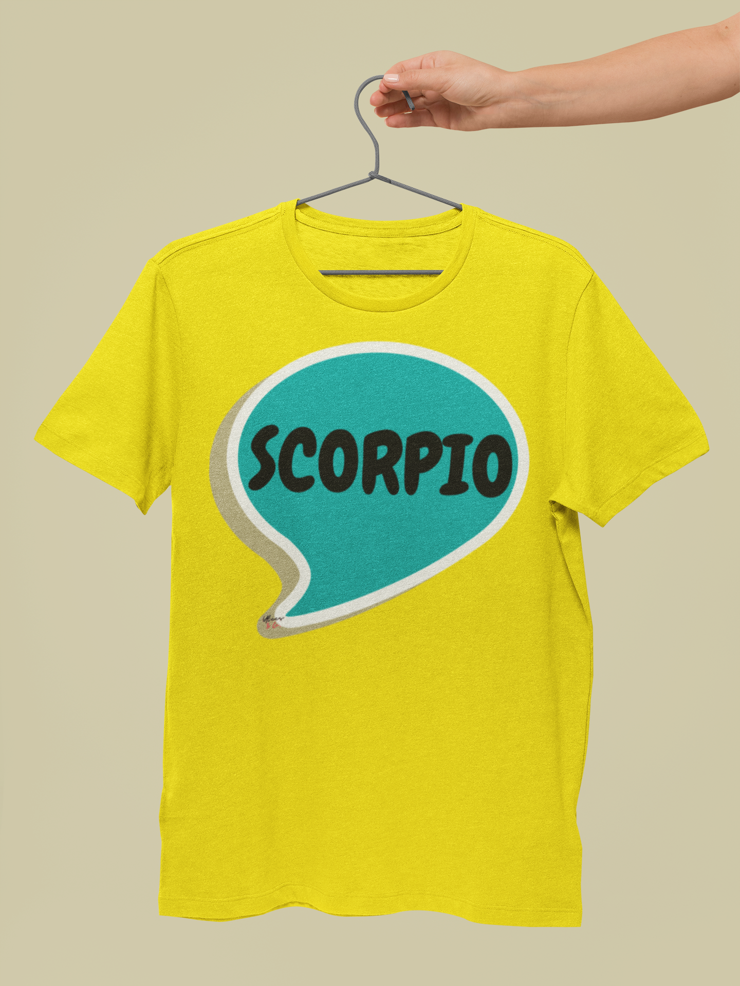 SCORPIO ZODIAC SIGN T-SHIRT IN SPEECH BUBBLE SCORPIO HOROSCOPE BIRTHDAY SIGN GIFT FOR BIRTHDAY SCORPIO SEASON SCORPIO ASTROLOGY SIGN T SHIRT