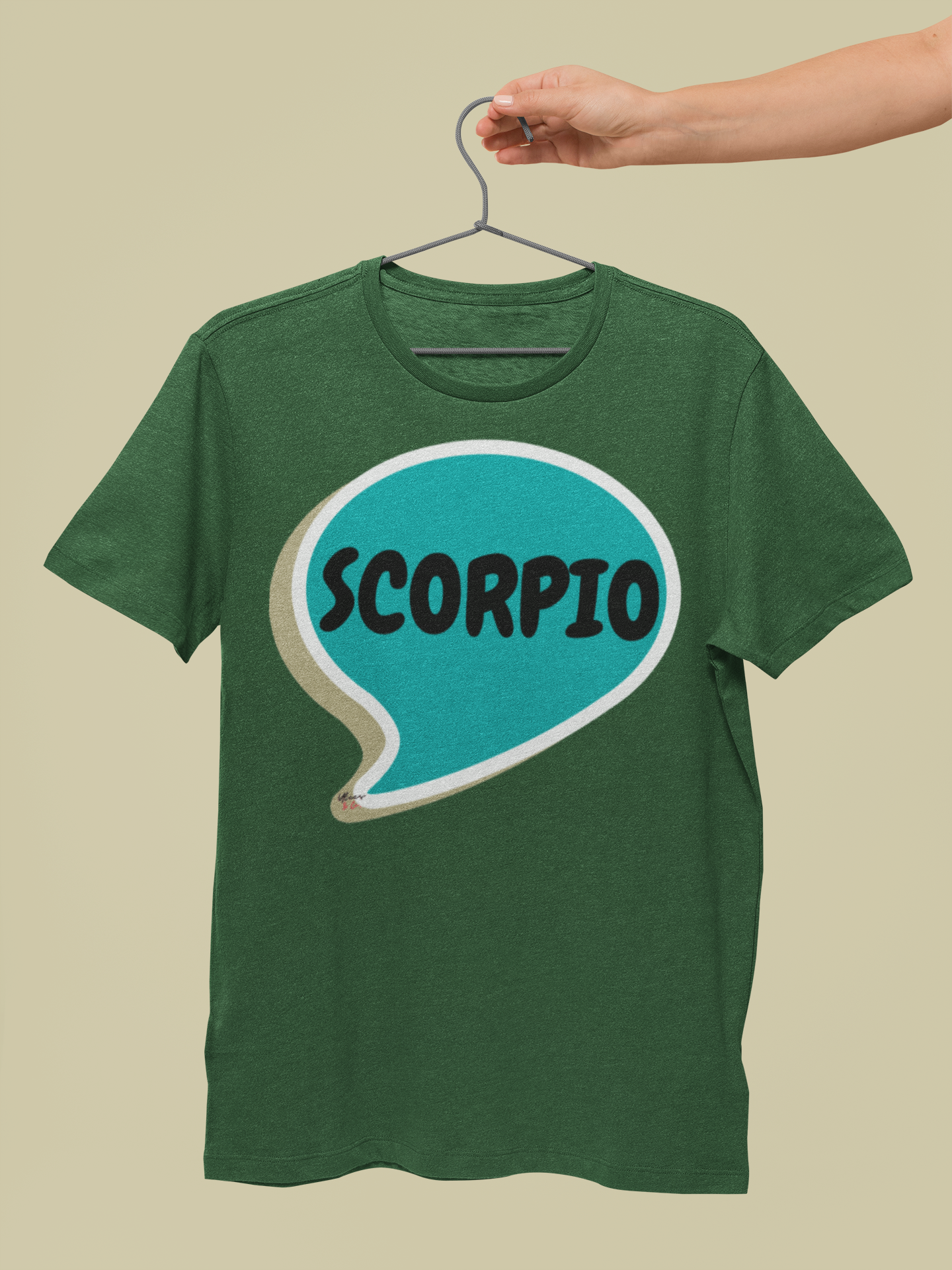 SCORPIO ZODIAC SIGN T-SHIRT IN SPEECH BUBBLE SCORPIO HOROSCOPE BIRTHDAY SIGN GIFT FOR BIRTHDAY SCORPIO SEASON SCORPIO ASTROLOGY SIGN T SHIRT