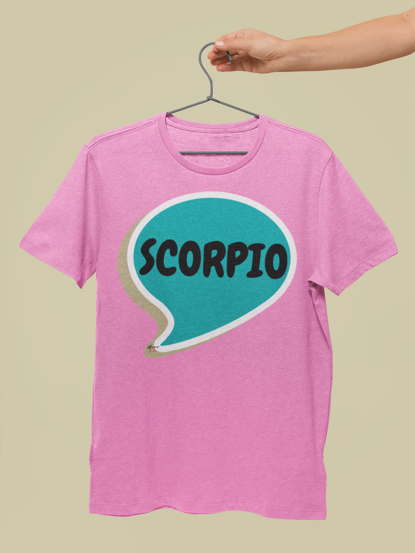 SCORPIO ZODIAC SIGN T-SHIRT IN SPEECH BUBBLE SCORPIO HOROSCOPE BIRTHDAY SIGN GIFT FOR BIRTHDAY SCORPIO SEASON SCORPIO ASTROLOGY SIGN T SHIRT