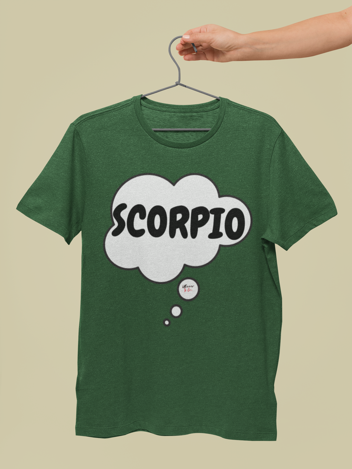 SCORPIO ZODIAC SIGN T-SHIRT IN THOUGHT BUBBLE SCORPIO HOROSCOPE BIRTHDAY SIGN GIFT FOR BIRTHDAY SCORPIO SEASON SCORPIO ASTROLOGY SIGN T SHIRT