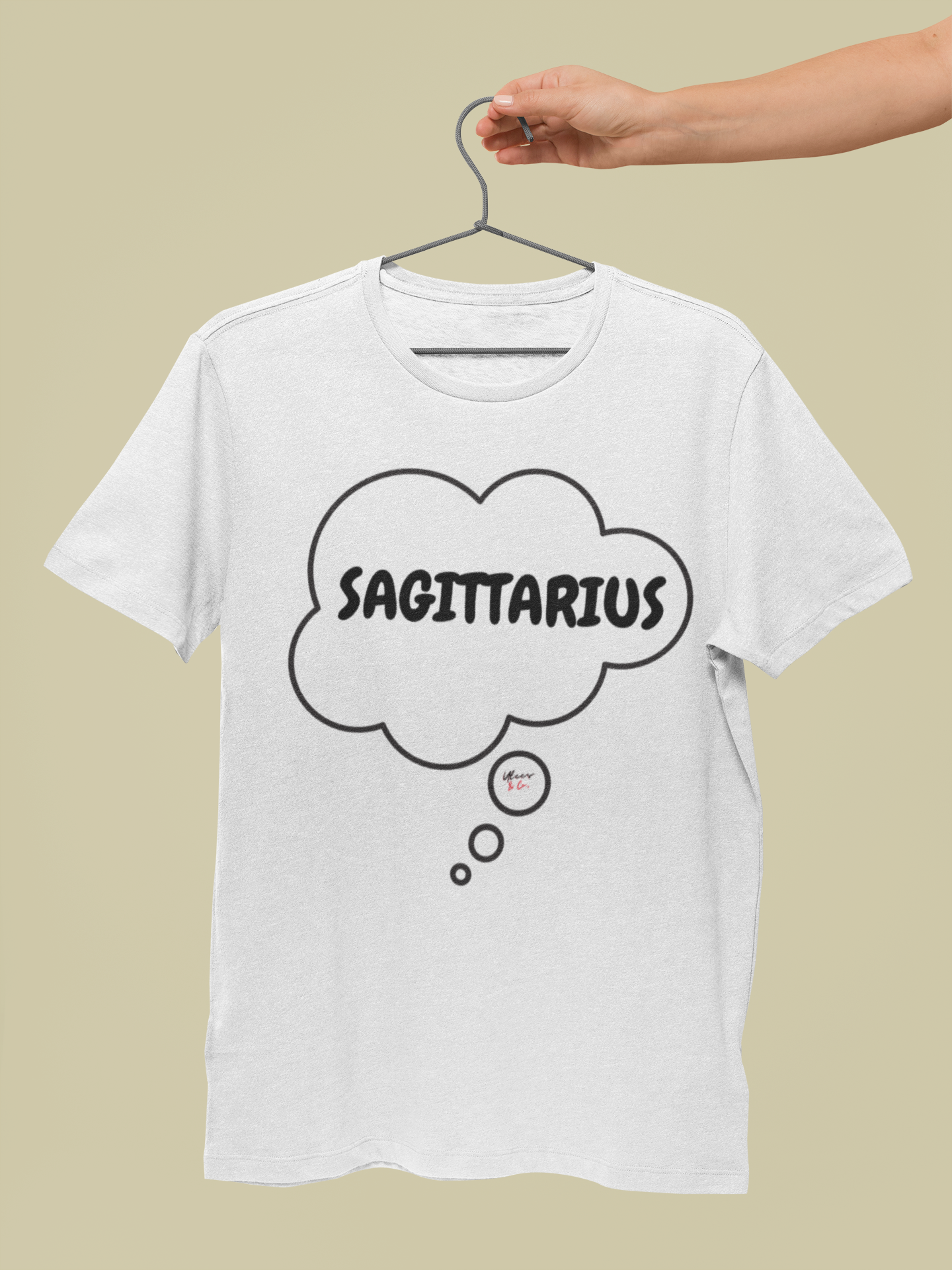 SAGITTARIUS ZODIAC SIGN T-SHIRT IN THOUGHT BUBBLE SAGITTARIUS HOROSCOPE BIRTHDAY SIGN GIFT FOR BIRTHDAY SCORPIO SEASON SAGITTARIUS ASTROLOGY SIGN T SHIRT