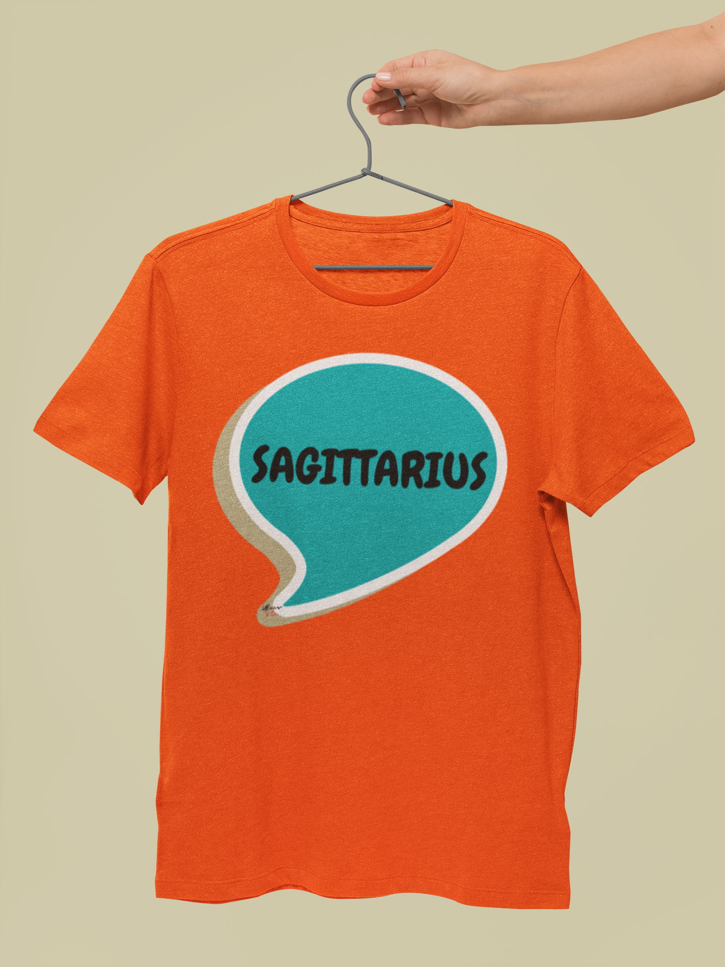 SAGITTARIUS ZODIAC SIGN T-SHIRT IN SPEECH BUBBLE SAGITTARIUS HOROSCOPE BIRTHDAY SIGN GIFT FOR BIRTHDAY SAGITTARIUS SEASON SCORPIO ASTROLOGY SIGN T SHIRT