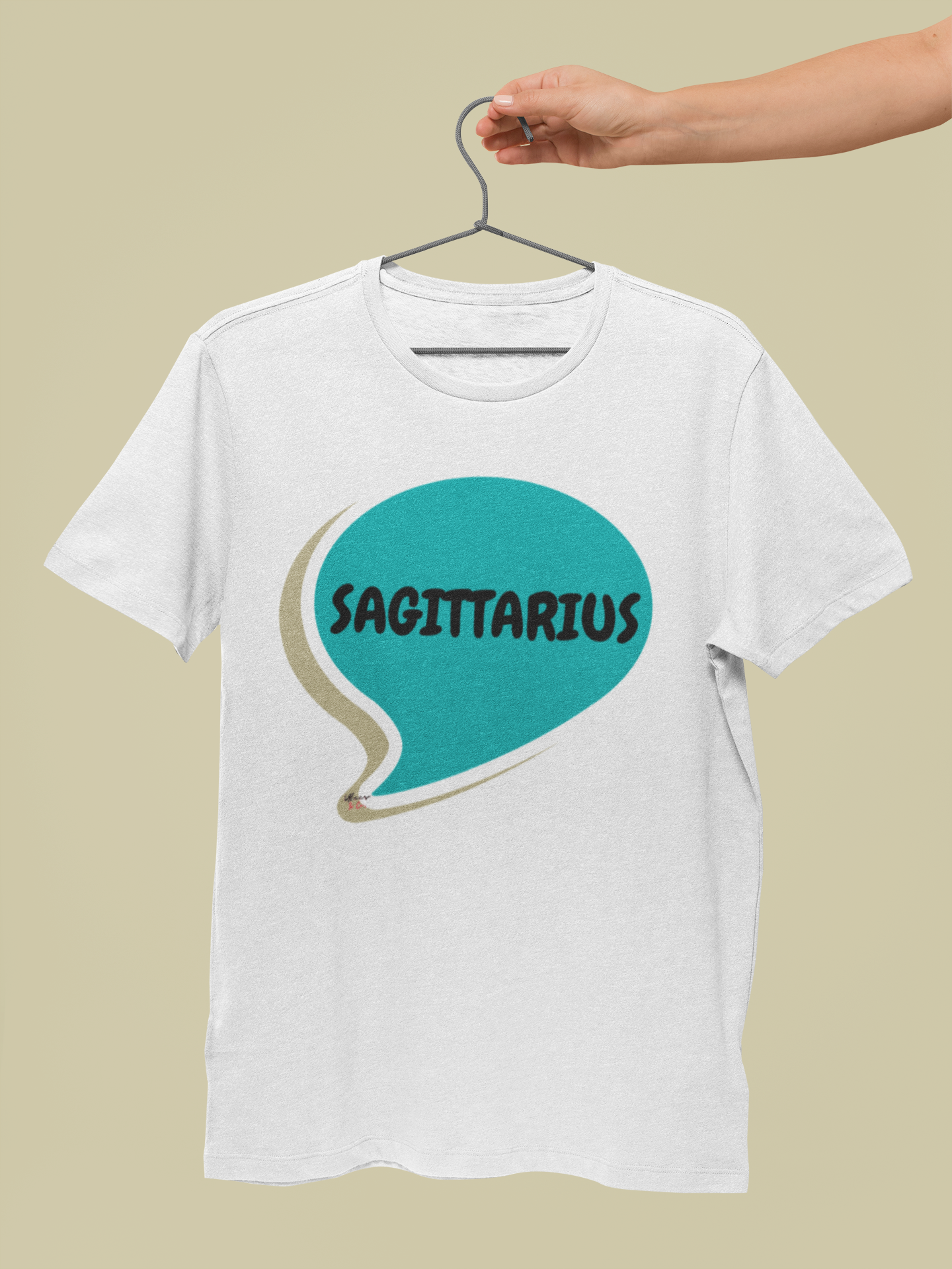 SAGITTARIUS ZODIAC SIGN T-SHIRT IN SPEECH BUBBLE SAGITTARIUS HOROSCOPE BIRTHDAY SIGN GIFT FOR BIRTHDAY SAGITTARIUS SEASON SCORPIO ASTROLOGY SIGN T SHIRT