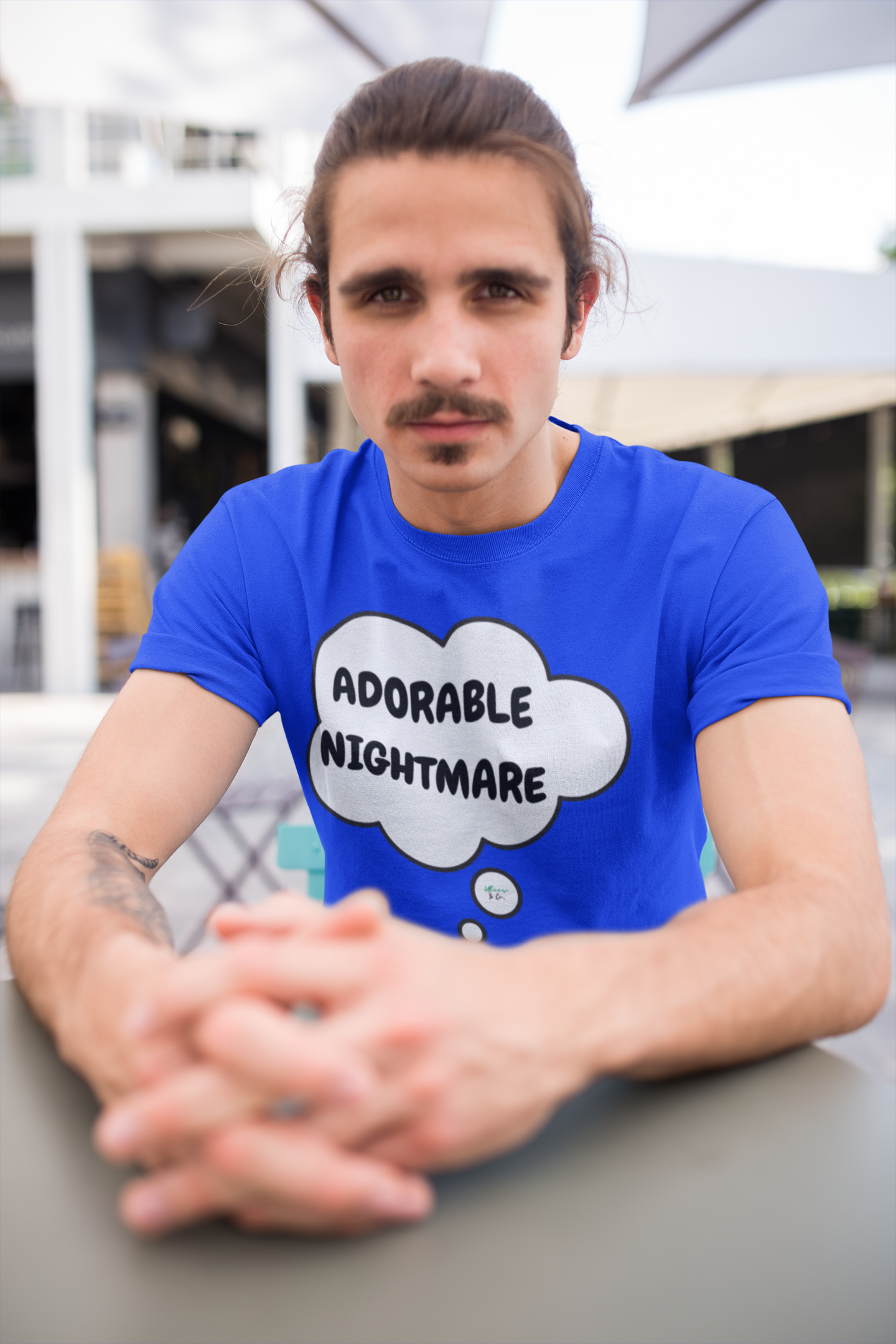 ADORABLE NIGHTMARE T-SHIRT UNIQUE GRAPHIC UNISEX THOUGHT BUBBLE SHIRT CASUAL STREETWEAR FASHION FUNNY SAYINGS TEES SARCASTIC SAYINGS T-SHIRT HILARIOUS SHIRTS SARCASM TEES BIRTHDAY GIFTS FOR WOMEN GIFT FOR MEN CLOTHING BRAND