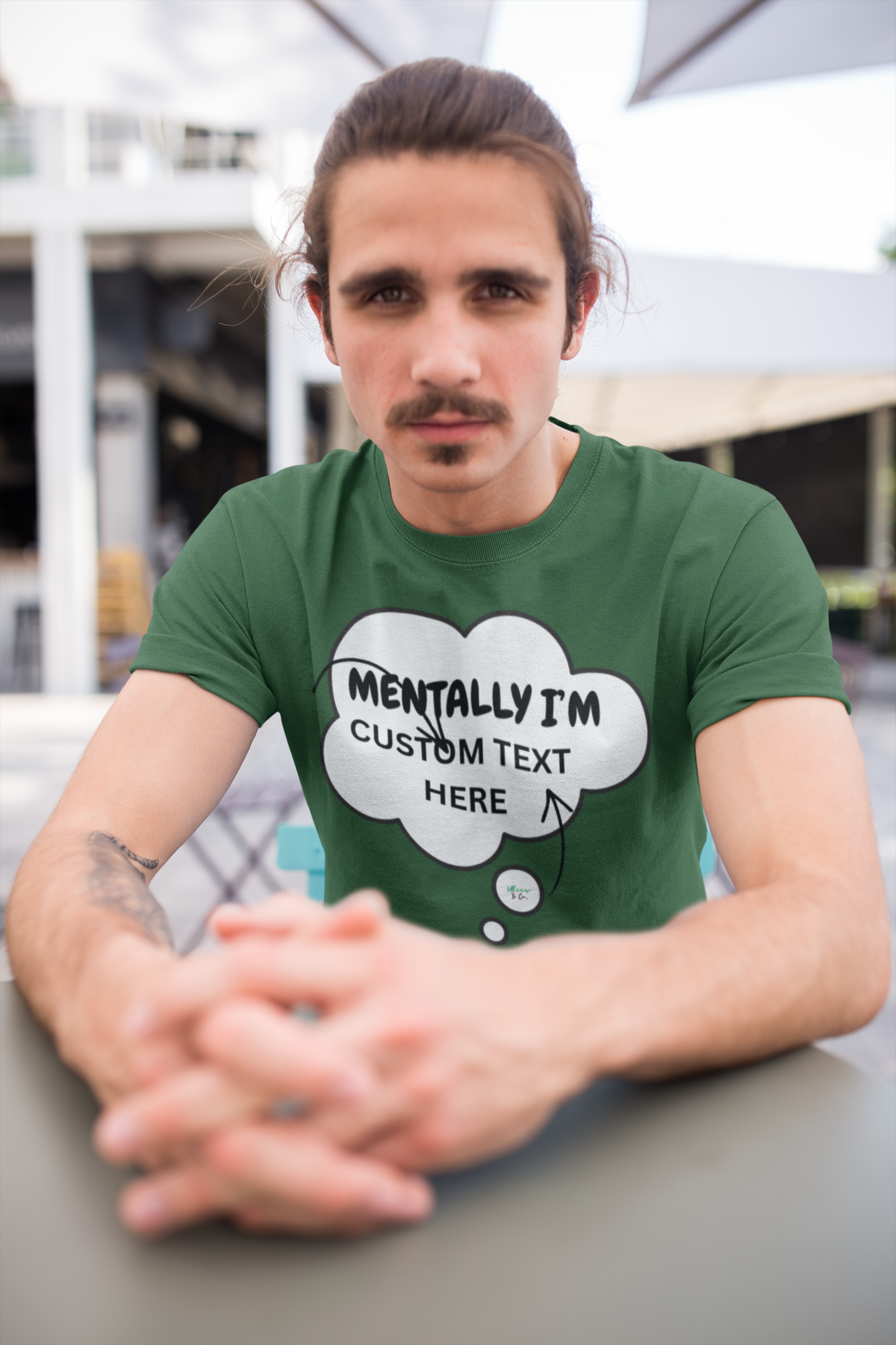 MENTALLY I'M (ENTER TEXT HERE)CUSTOM T-SHIRT CUSTOMIZE UNIQUE GRAPHIC UNISEX THOUGHT BUBBLE SHIRT CASUAL STREETWEAR FASHION FUNNY SAYINGS TEES SARCASTIC SAYINGS T-SHIRT PERSONALIZED TEES SARCASM TEES BIRTHDAY GIFTS FOR WOMEN GIFT FOR MEN CLOTHING BRAND