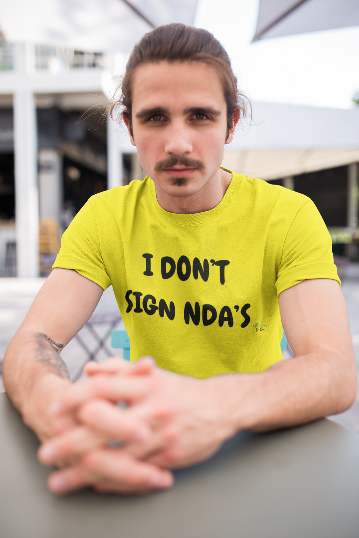 I DON'T SIGN NDA'S SHIRT UNIQUE GRAPHIC UNISEX IN TEXT ONLY DESIGN SARCASTIC SAYINGS T-SHIRT SARCASM TEES BIRTHDAY GIFTS FOR WOMEN GIFT FOR MEN CLOTHING BRAND