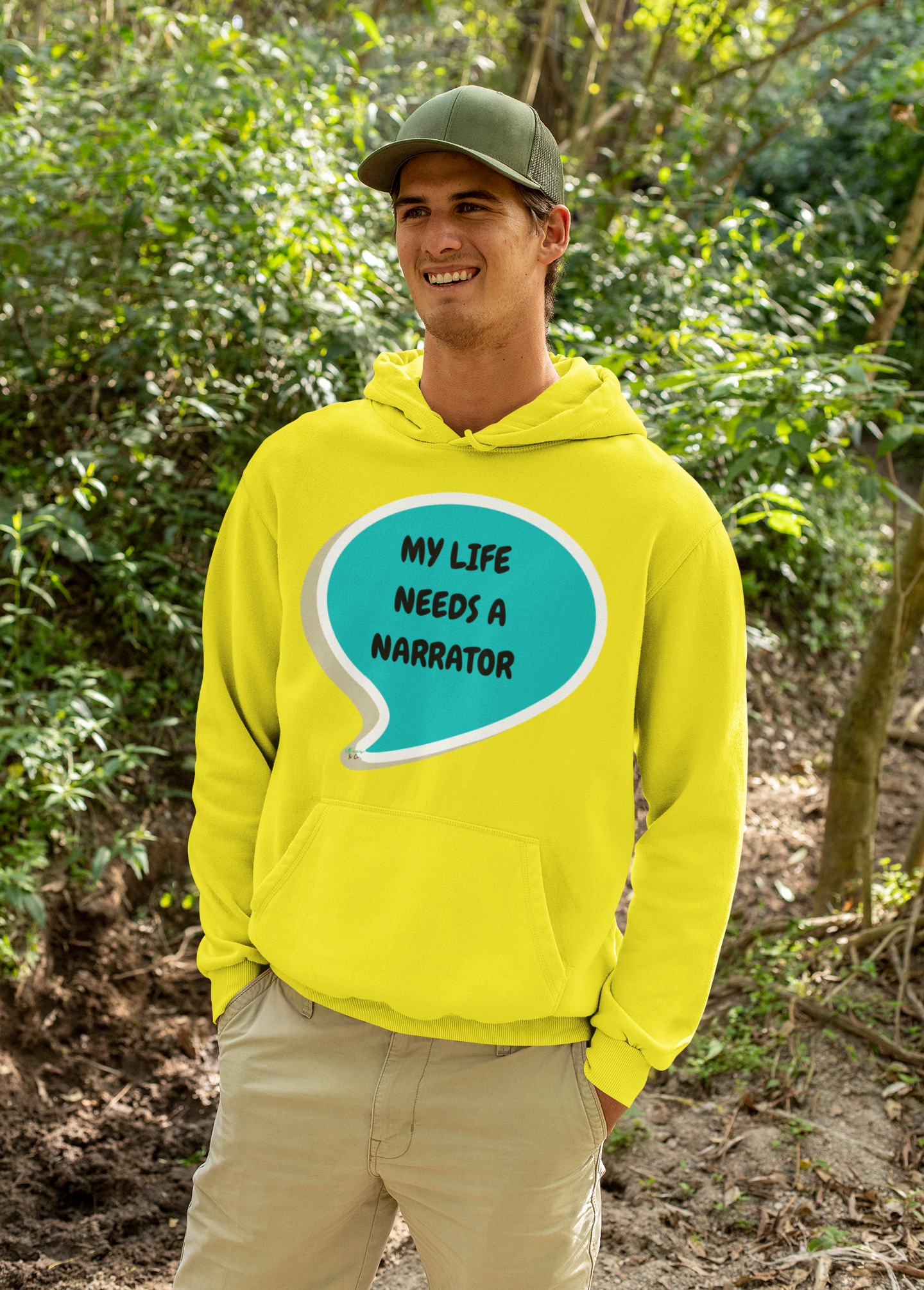 MY LIFE NEEDS A NARRATOR HOODIE IN SPEECH BUBBLE PULLOVER HOODIE UNISEX PULLOVER HOODIE GIFT IDEAS HOODIE FOR WOMEN PULLOVER HOODIE FOR MEN FUNNY SAYINGS HOODIE SARCASTIC SAYINGS HOODIES
