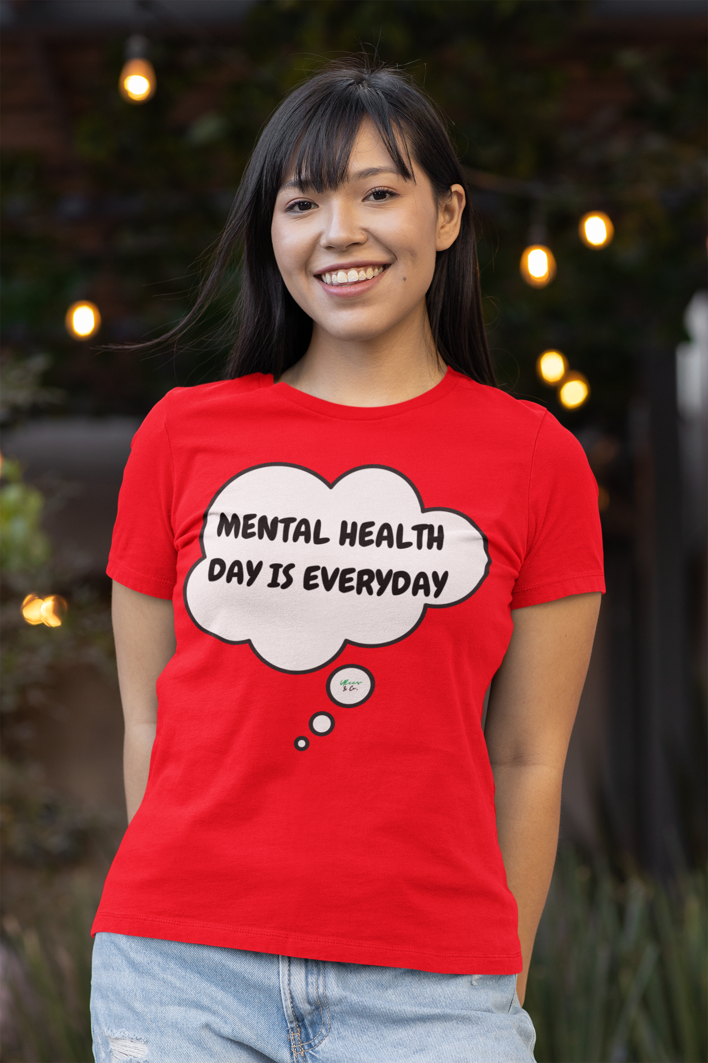 MENTAL HEALTH DAY IS EVERYDAY T-SHIRT IN THOUGHT BUBBLE UNISEX TSHIRT FUNNY SAYINGS T SHIRT SARCASTIC SAYINGS T-SHIRT SARCASM TEES
