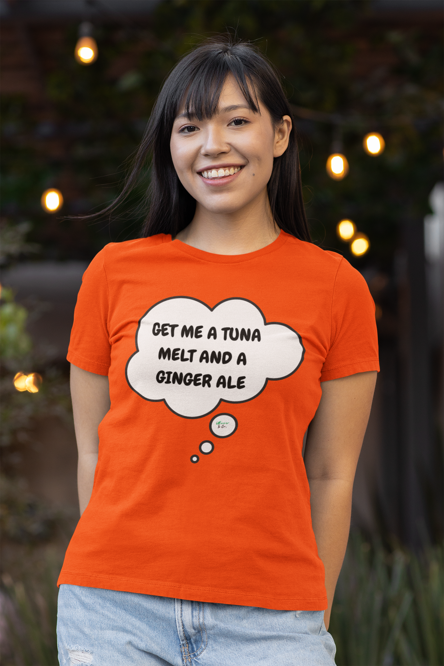 GET ME A TUNA MELT AND A GINGER ALE T-SHIRT IN THOUGHT BUBBLE GRAPHIC UNISEX T-SHIRT HEATED RIVALRY GIFT SHIRTS SHANE HOLLANDER TEE FOR WOMEN FOR MEN HOCKEY PLAYER SHIRTS FOR GIFTS JERSEY NUMBER T-SHIRT FAN MERCH HOCKEY ROMANCE