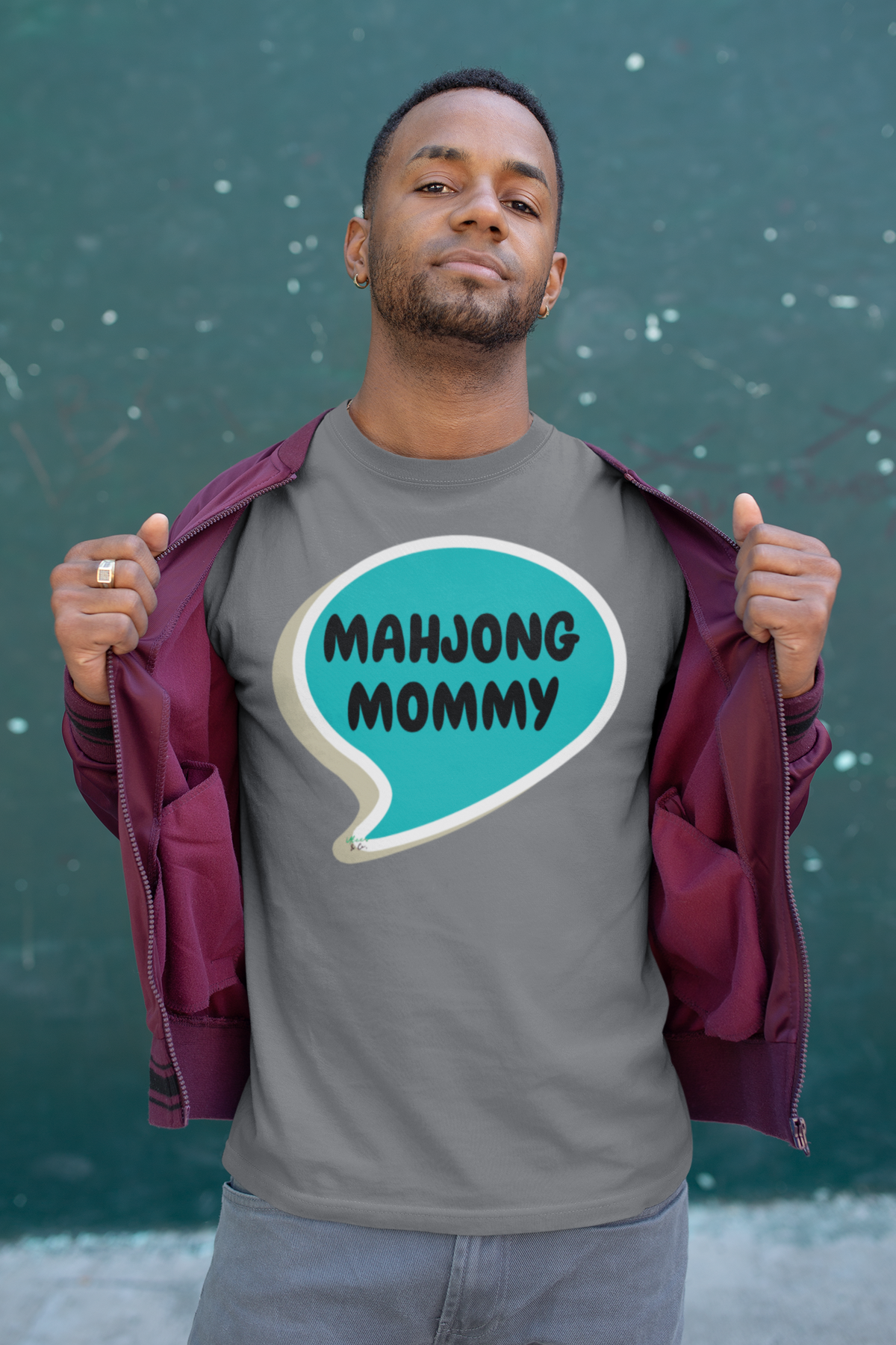 MAHJONG MOMMY T-SHIRT UNIQUE GRAPHIC UNISEX SPEECH BUBBLE DESIGN SHIRT MAHJONG GAME TEES GIFT T-SHIRT MAHJONG PLAYERS SHIRTS BIRTHDAY GIFTS FOR WOMEN CLOTHING BRAND