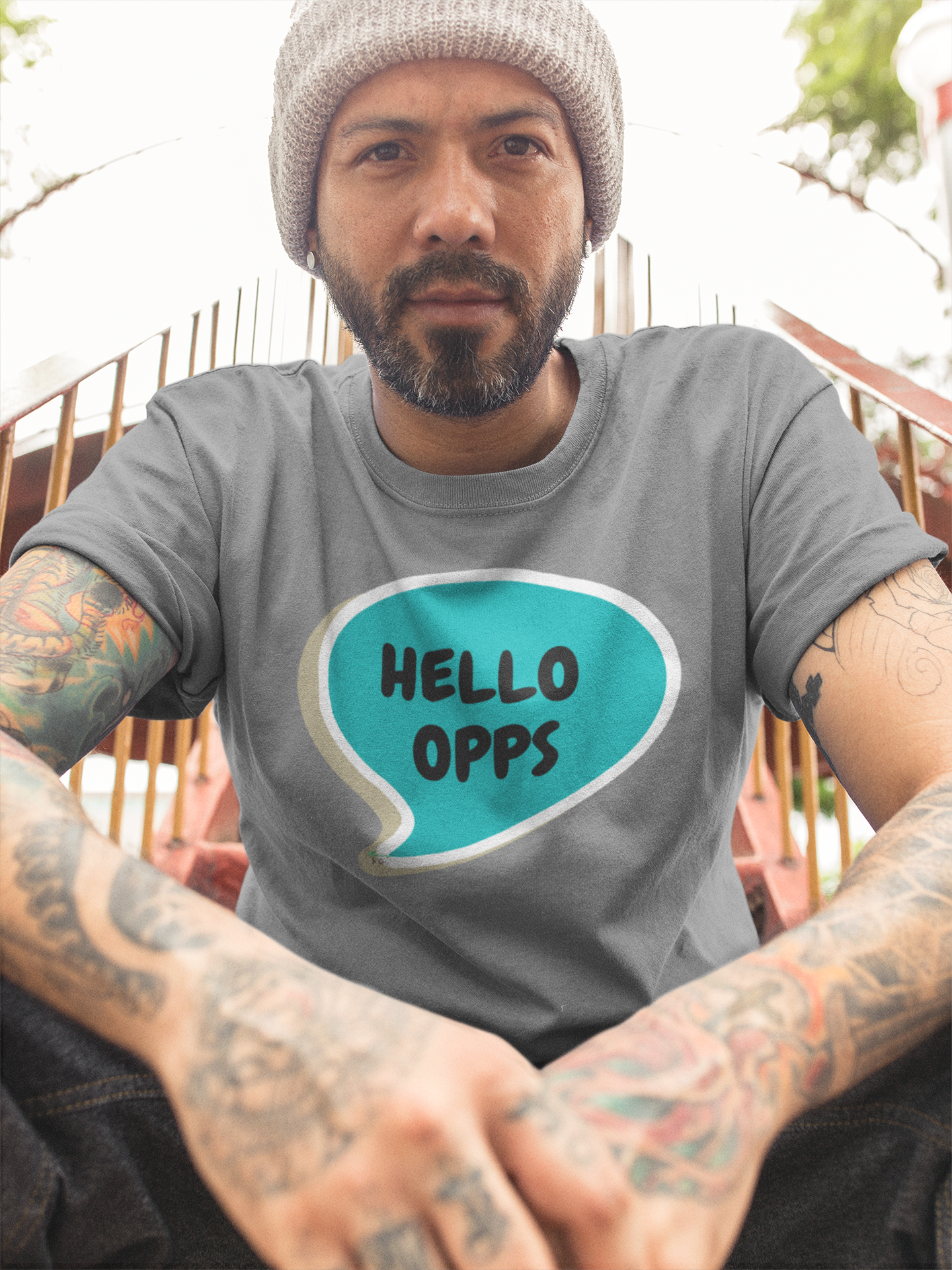 HELLO OPPS T-SHIRT OPPONENTS TEES TSHIRTS TO ADDRESS HATERS STREETWEAR UNIQUE GRAPHIC UNISEX SHIRTS IN SPEECH BUBBLE T SHIRT ENEMY TEES GIFTS FOR WOMEN GIFT FOR MEN FASHION BRAND OWNERS TSHIRTS CLOTHING BRAND