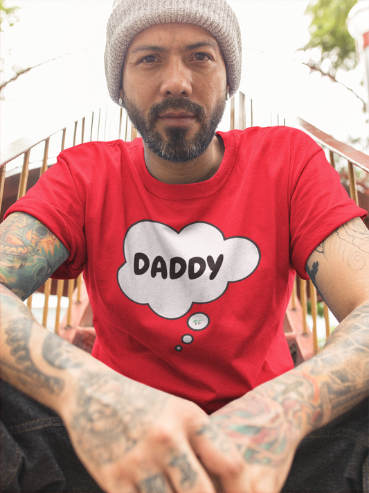 SHIRTS FOR DAD'S GIFTS FOR DADDY T-SHIRTS THANK YOU DADDY TSHIRTS FOR FIRST TIME DAD'S SHIRTS GRAPHIC UNISEX T-SHIRT IN THOUGHT BUBBLE GIFT NEW DAD GIFTS BIRTHDAY GIFT FOR GRANDPA GIFT FROM KIDS FOR DAD TEES FOR FATHER'S DAY