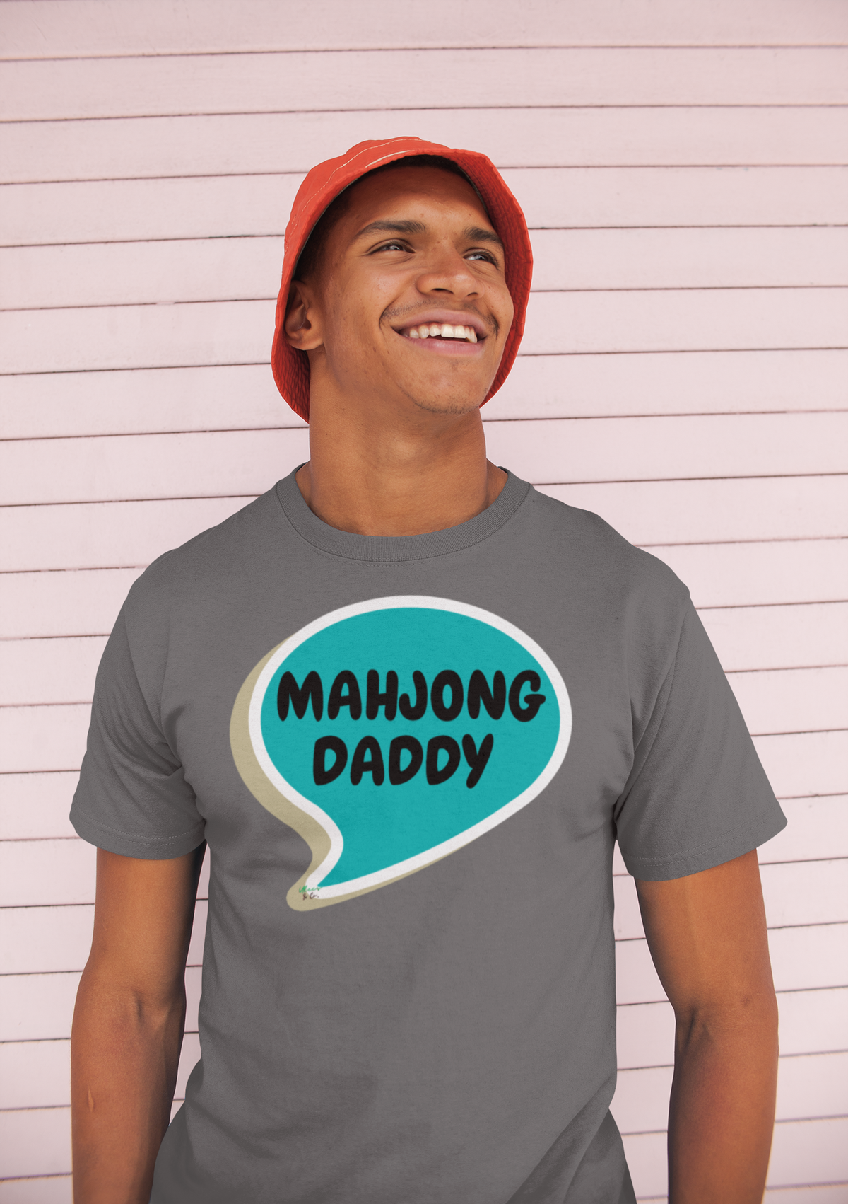 MAHJONG DADDY T-SHIRT UNIQUE GRAPHIC UNISEX SPEECH BUBBLE DESIGN SHIRT GRANDPA TEES MAHJONG GAME TEES GIFT T-SHIRT FATHER MAHJONG PLAYERS SHIRTS BIRTHDAY GIFT FOR MEN CLOTHING BRAND