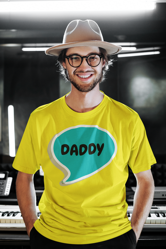 DADDY TSHIRTS GIFT SHIRT FOR DAD'S GIFTS FOR DADDY T-SHIRTS THANK YOU DADDY TSHIRTS FOR FIRST TIME DAD'S SHIRTS GRAPHIC UNISEX T-SHIRT IN SPEECH BUBBLE GIFT NEW DAD GIFTS BIRTHDAY GIFT FOR GRANDPA GIFT FROM KIDS FOR DAD TEES FOR FATHER'S DAY