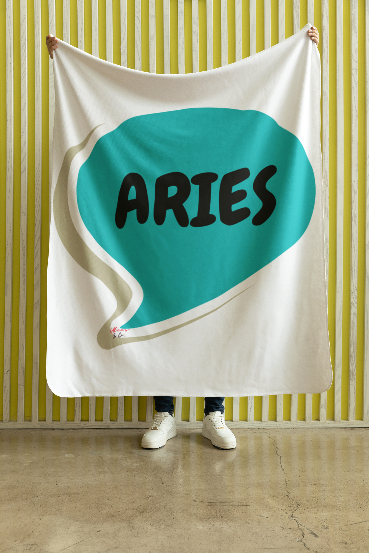 ARIES ZODIAC SIGN HOROSCOPE IN SPEECH BUBBLE VELVETEEN PLUSH BLANKET ARIES BIRTHDAY ZODIAC SIGN GIFT BLANKET GIFT ASTRONOMY ARIES SIGN