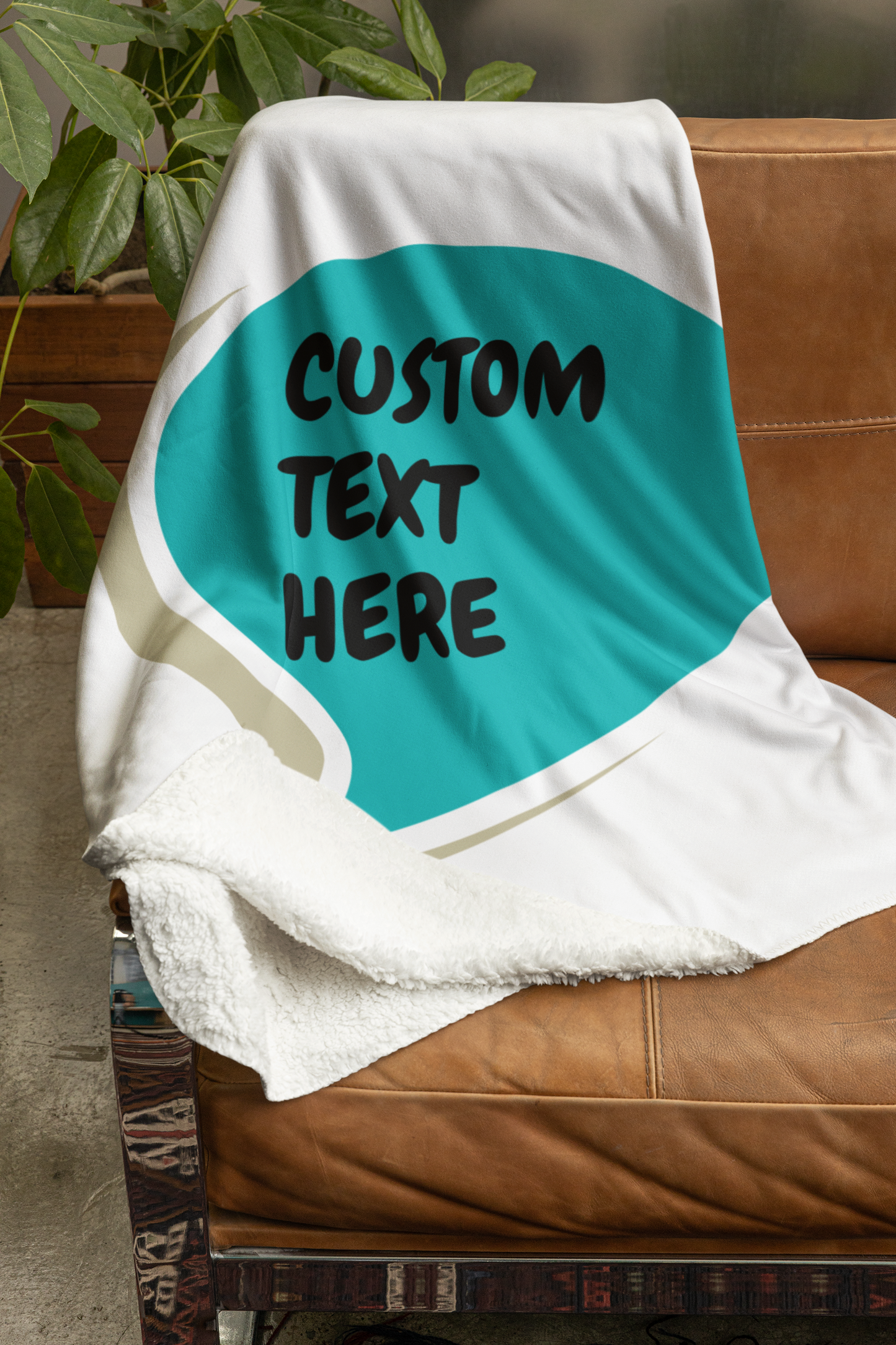 PERSONALIZE BLANKET IN SPEECH BUBBLE CUSTOM VELVETEEN PLUSH BLANKET CUSTOMIZE BLANKET FOR GIFT