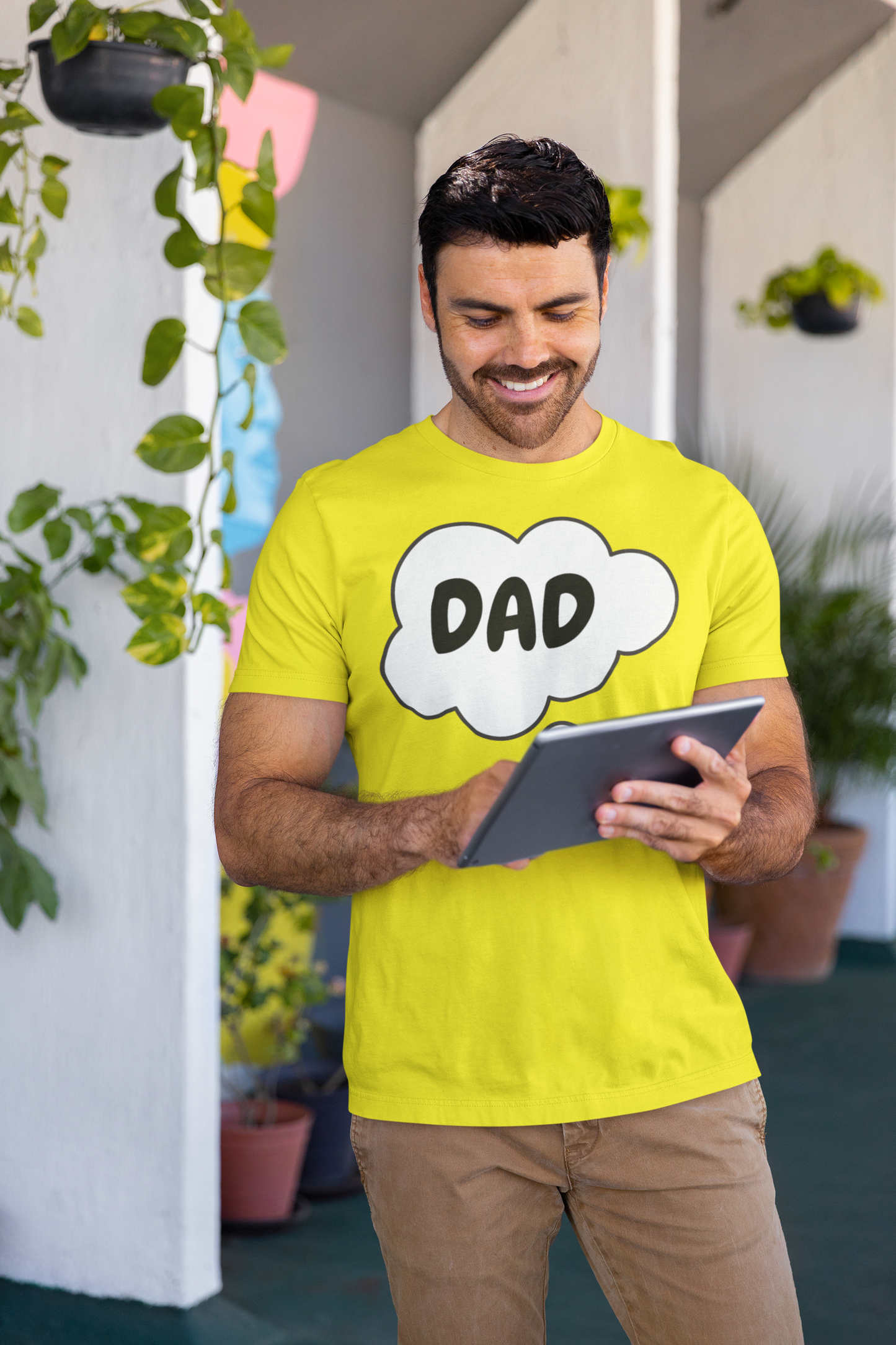 T-SHIRTS FOR DAD GIFT FOR DAD TSHIRTS FOR HUSBAND THANK YOU DAD TSHIRTS FOR FIRST TIME DAD'S SHIRTS BIRTHDAY GIFT FOR DAD UNIQUE GRAPHIC UNISEX T-SHIRT IN THOUGHT BUBBLE GIFT NEW DAD GIFT FOR GRANDPA GIFT FROM KID'S TEES FOR FATHER'S DAY GIFT IDEA