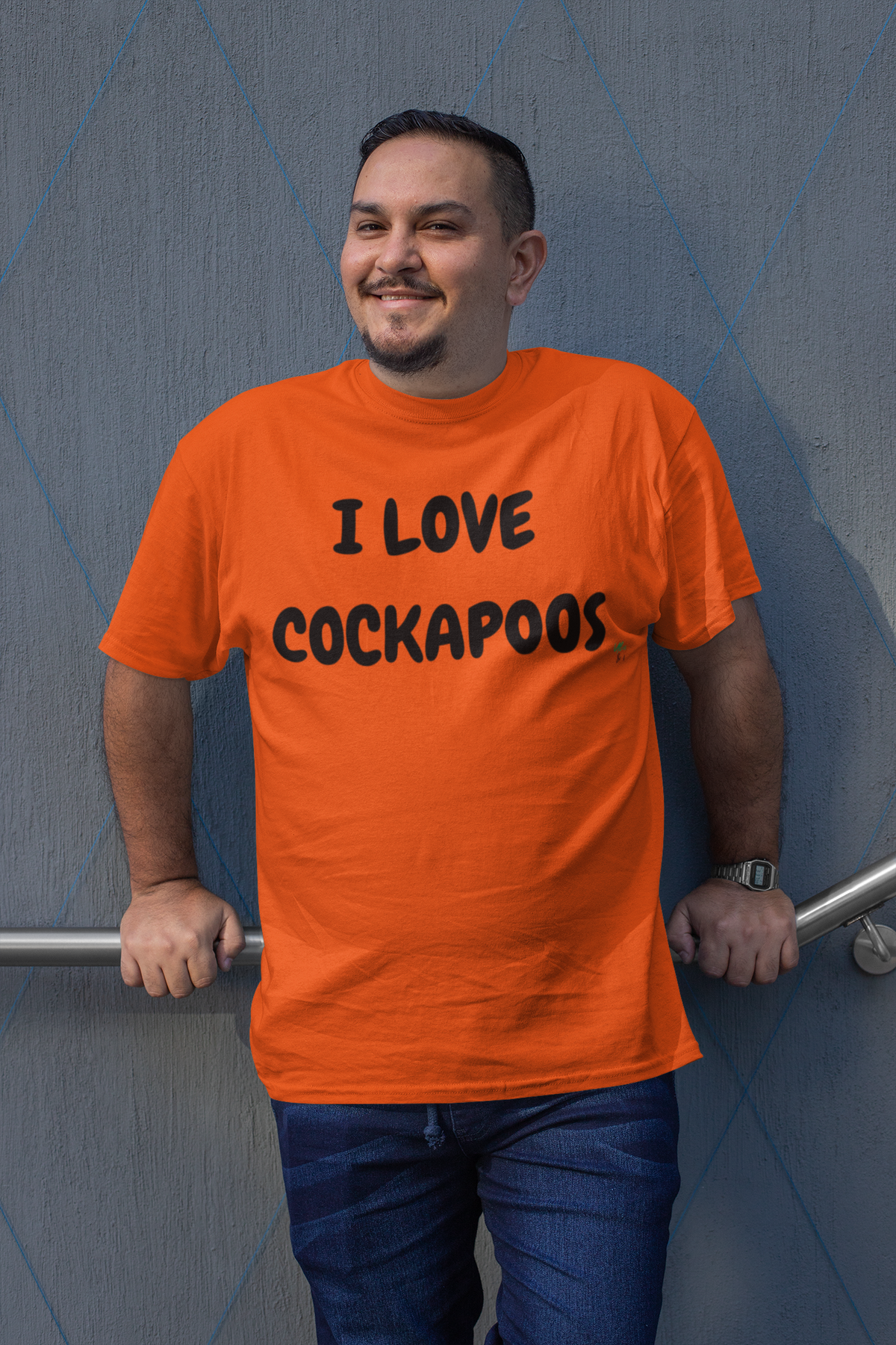 I LOVE COCKAPOOS T-SHIRT UNIQUE GRAPHIC UNISEX TEXT ONLY DESIGN SHIRT STREETWEAR FASHION PET GIFTS DOG MOM TEE SHIRTS FOR WOMEN DOG DAD GIFT FOR MEN CLOTHING BRAND PET PARENTS