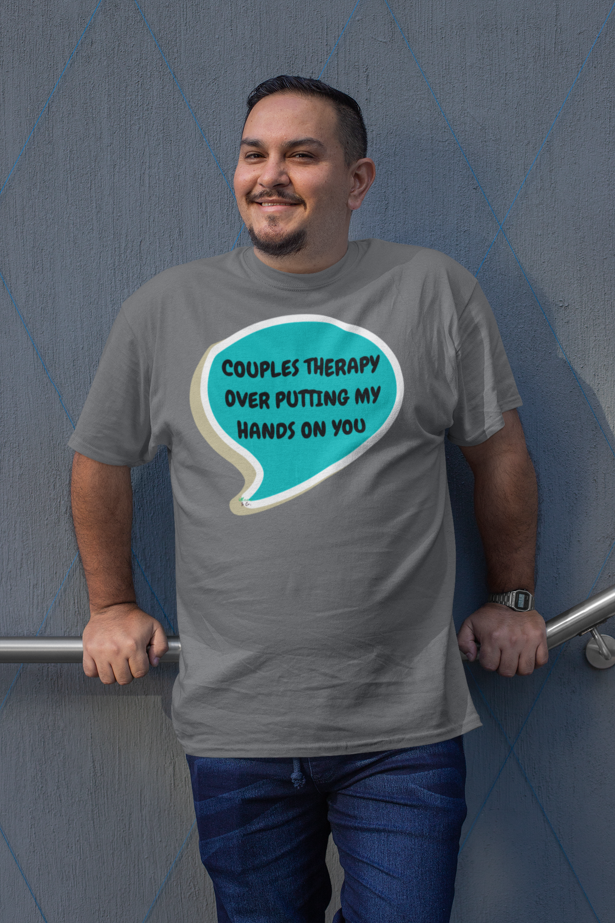 COUPLES THERAPY OVER PUTTING HANDS ON YOU T-SHIRT UNIQUE GRAPHIC UNISEX SPEECH BUBBLE DESIGN SHIRT STREETWEAR FASHION FUNNY SAYINGS TEES SARCASTIC SAYINGS T-SHIRT HILARIOUS SHIRTS SARCASM TEES BIRTHDAY GIFTS FOR WOMEN GIFT FOR MEN CLOTHING BRAND
