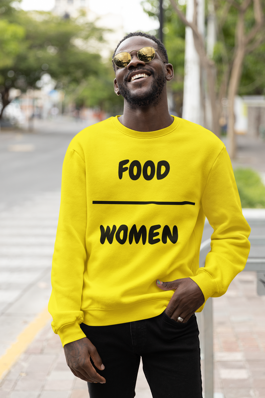 FOOD OVER WOMEN SWEATSHIRT IN TEXT ONLY GRAPHIC UNISEX CREWNECK PULLOVER SWEATSHIRT FUNNY SAYINGS FOODIE SWEATSHIRTS SWEATER SARCASTIC SAYINGS SWEATSHIRTS FOR WOMEN SWEATSHIRTS FOR MEN GIFT IDEAS