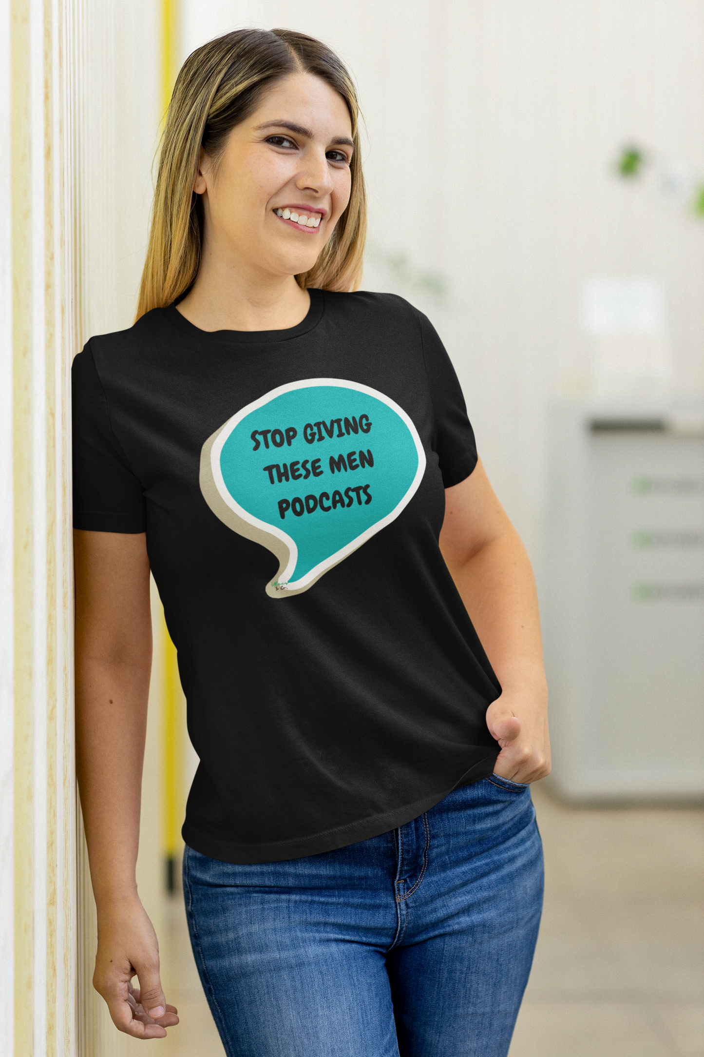 STOP GIVING THESE MEN PODCASTS T-SHIRT BIRTHDAY GIFTS FUNNY SAYINGS TEES PODCAST SHIRTS UNIQUE GRAPHIC UNISEX SPEECH BUBBLE T SHIRT SARCASTIC SAYINGS T-SHIRT HILARIOUS SHIRTS SARCASM TEES GIFTS FOR WOMEN GIFT FOR MEN