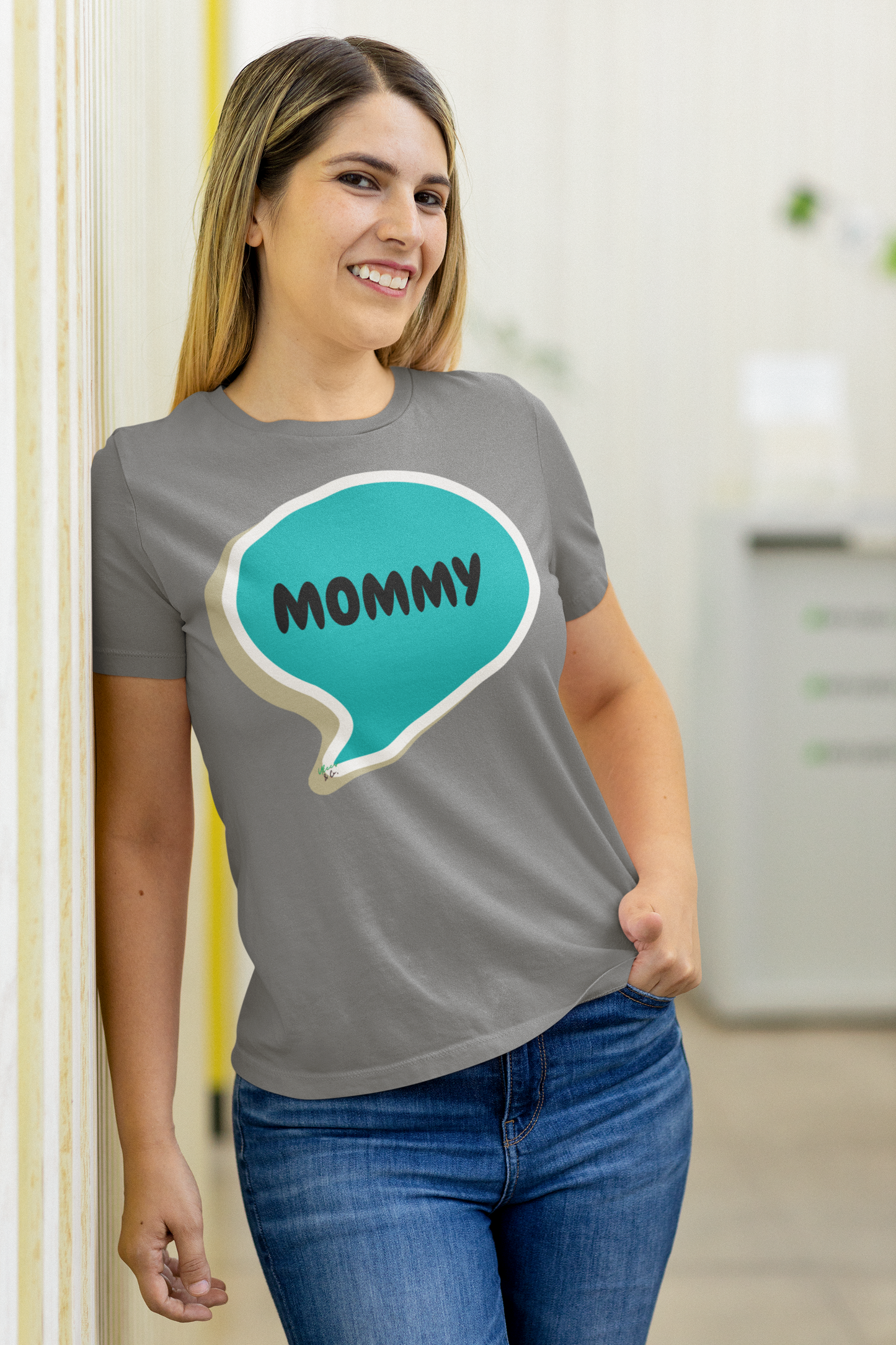 SHIRTS FOR MOMMY T-SHIRT UNIQUE MOM GIFT GRAPHIC UNISEX T-SHIRT BIRTHDAY GIFT MOM FIRST TIME MOM GIFT IN SPEECH BUBBLE NEW MOM GIFTS SHIRTS FIRST MOTHERS DAY TEES THANK YOU MOM TSHIRT BABY SHOWER GIFT MOM GIFT FROM KIDS GIFT FOR GRANDMA SHIRTS