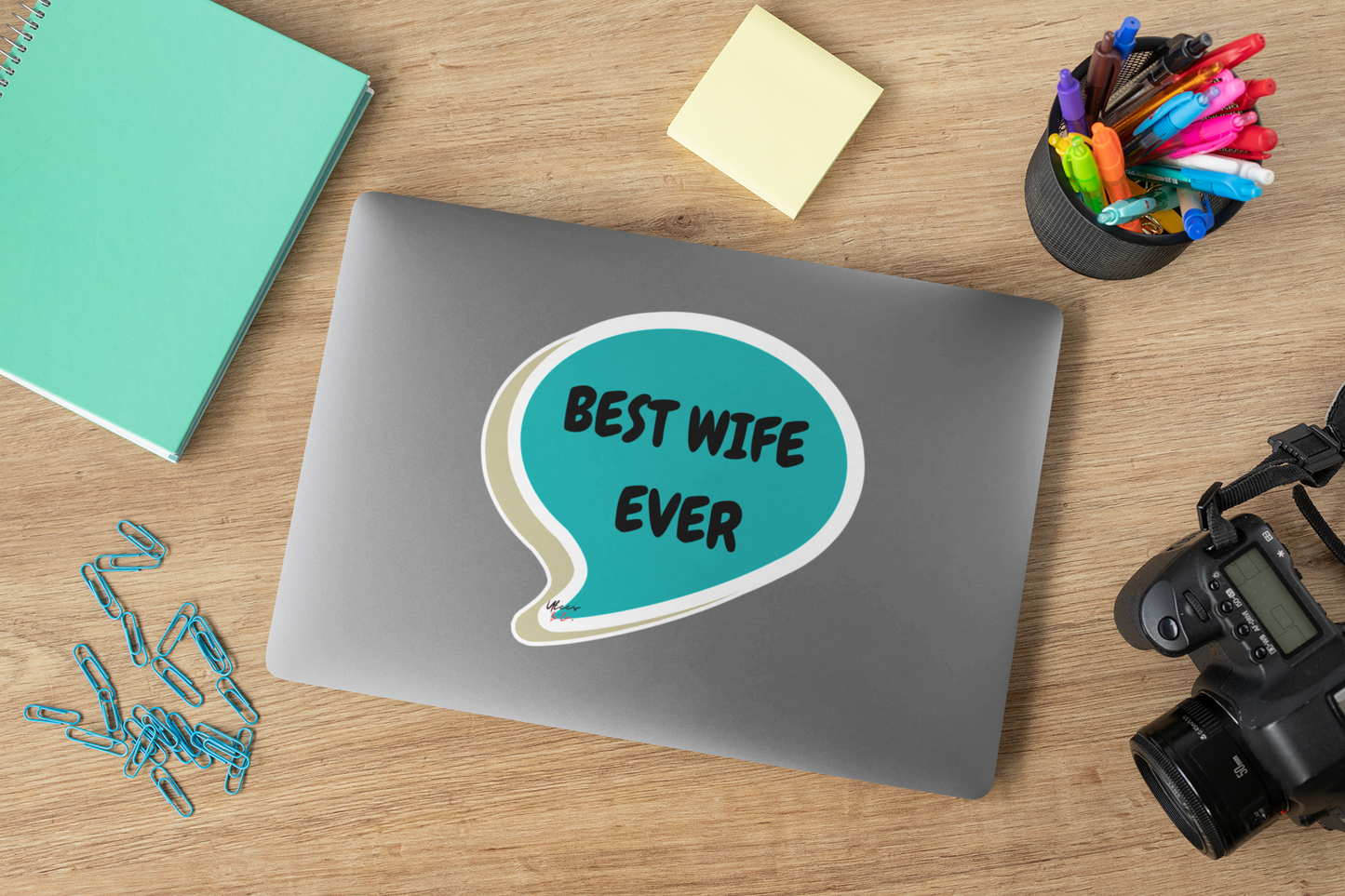 BEST WIFE EVER BIG STICKER FOR MOTHERS DAY GIFT BIG STICKER FOR BEST WIFE EVER IN SPEECH BUBBLE SINGLE STICKER WIFE APPRECIATION WIFE TO WIFE FROM WIFE TO WIFE FROM HUSBAND GIFT STATIONARY STICKERS WHITE STICKER TRANSPARENT STICKER SCRAPBOOKING STICKE