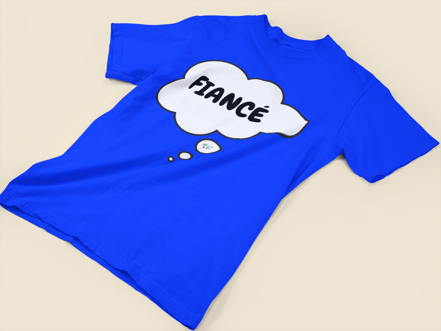 FIANCÉ T-SHIRT IN THOUGHT BUBBLE UNISEX TSHIRT GIFT FOR GROOM GIFT FOR BACHLOR PARTY GIFT FOR A BOYFRIEND OR FIANCÉ GIFT FOR GROOMSMEN PARTY FUTURE HUSBAND T SHIRT