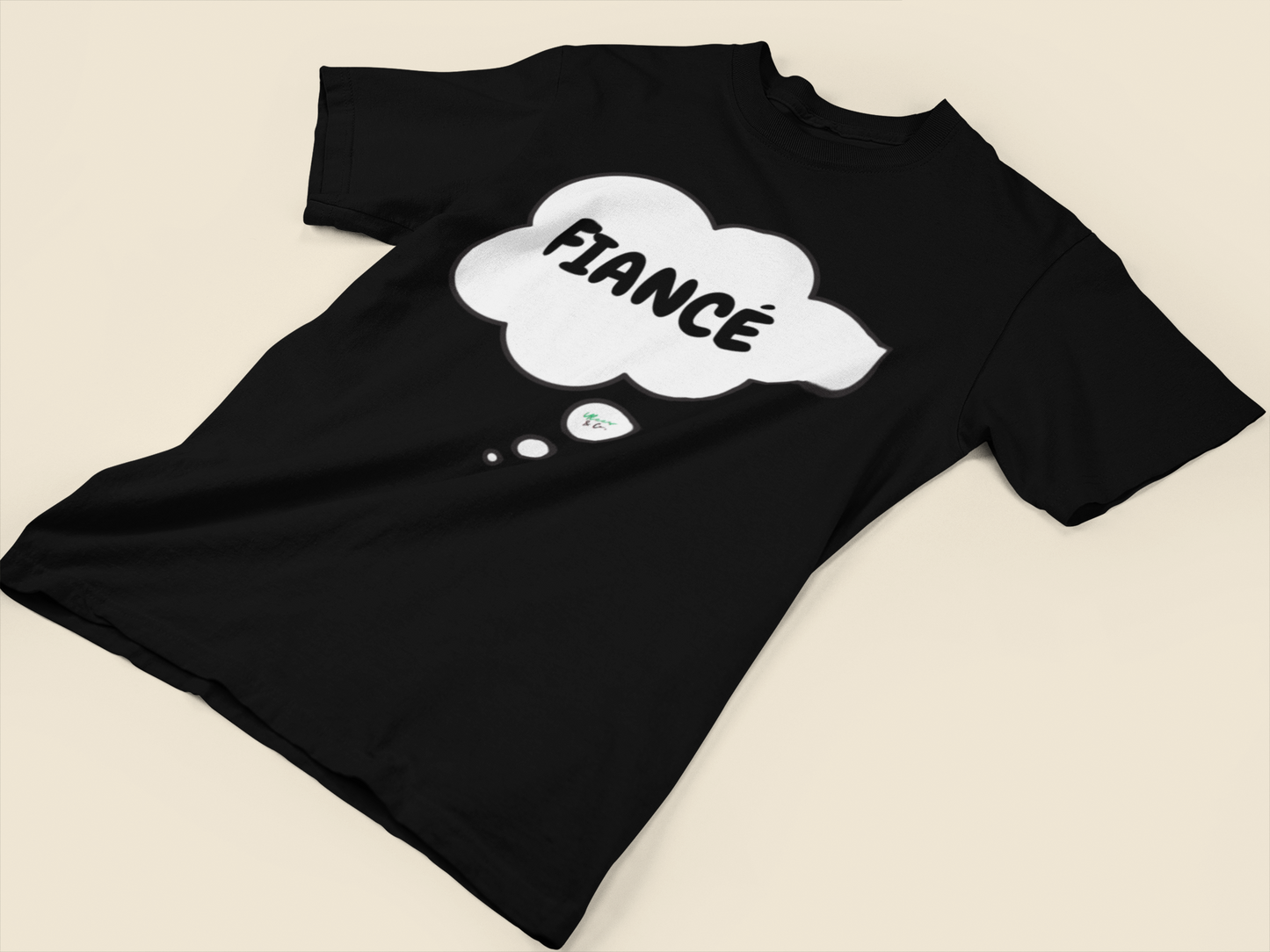 FIANCÉ T-SHIRT IN THOUGHT BUBBLE UNISEX TSHIRT GIFT FOR GROOM GIFT FOR BACHLOR PARTY GIFT FOR A BOYFRIEND OR FIANCÉ GIFT FOR GROOMSMEN PARTY FUTURE HUSBAND T SHIRT