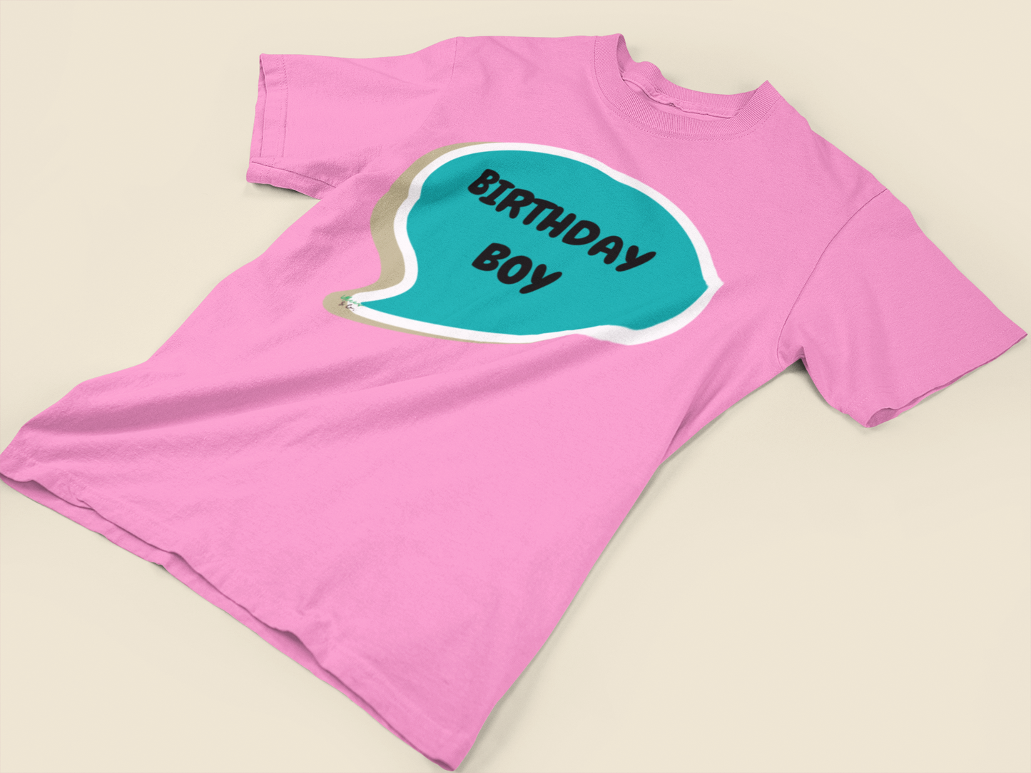 BIRTHDAY BOY T-SHIRT IN SPEECH BUBBLE BIRTHDAY CELEBRATION FOR MEN GIFT FOR MEN HAPPY BIRTHDAY TSHIRT