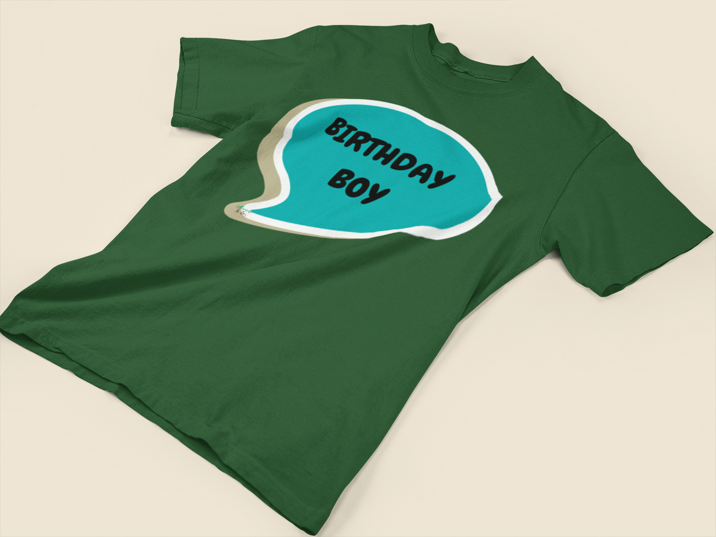 BIRTHDAY BOY T-SHIRT IN SPEECH BUBBLE BIRTHDAY CELEBRATION FOR MEN GIFT FOR MEN HAPPY BIRTHDAY TSHIRT