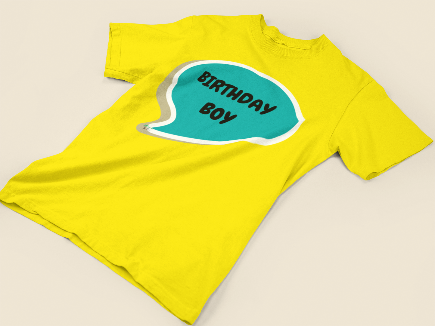 BIRTHDAY BOY T-SHIRT IN SPEECH BUBBLE BIRTHDAY CELEBRATION FOR MEN GIFT FOR MEN HAPPY BIRTHDAY TSHIRT