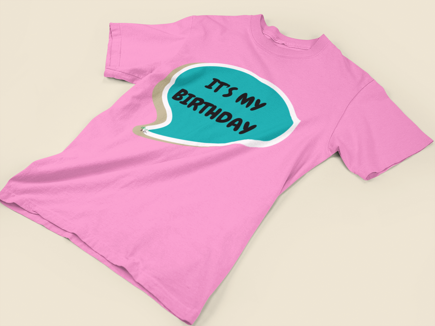 IT'S MY BIRTHDAY T-SHIRT IN SPEECH BUBBLE UNISEX T SHIRT TO CELEBRATE YOUR BIRTHDAY GIFT FOR MEN GIFT FOR WOMEN