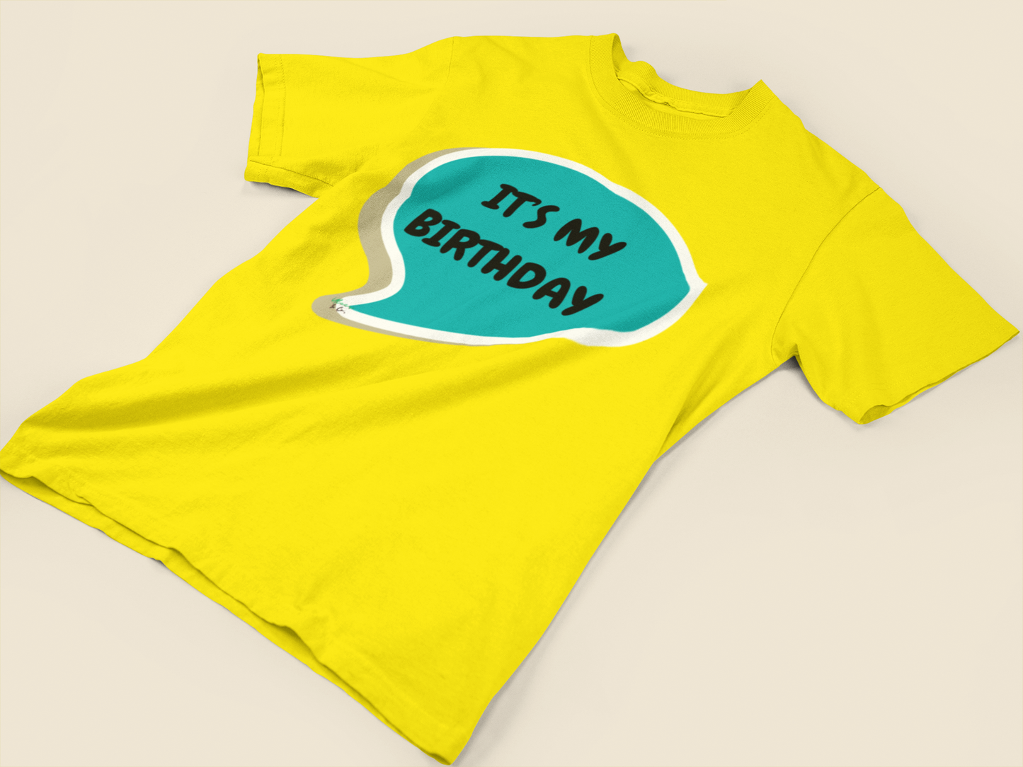 IT'S MY BIRTHDAY T-SHIRT IN SPEECH BUBBLE UNISEX T SHIRT TO CELEBRATE YOUR BIRTHDAY GIFT FOR MEN GIFT FOR WOMEN