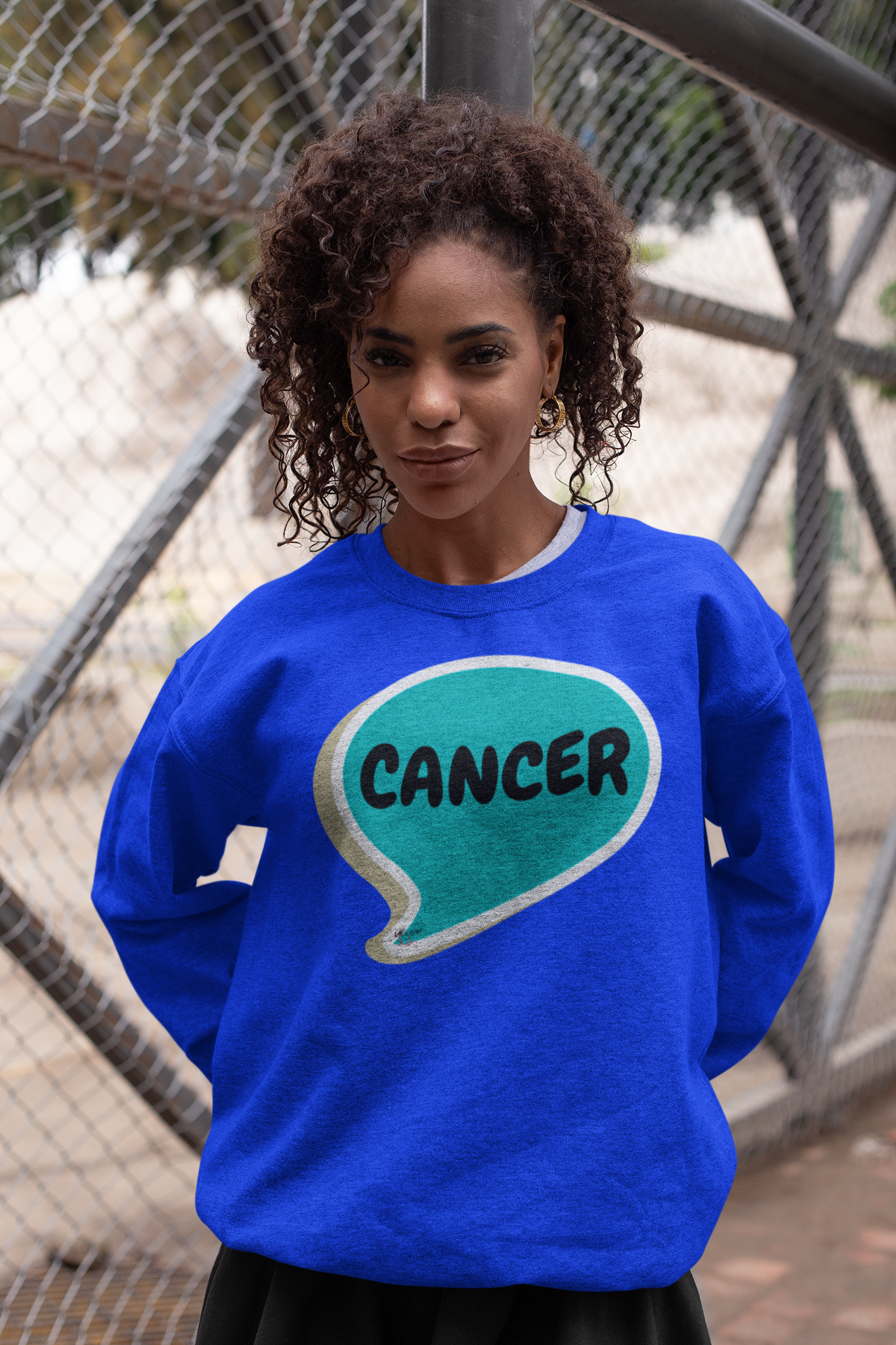 CANCER ZODIAC SIGN IN SPEECH BUBBLE CREWNECK UNISEX PULLOVER SWEATSHIRT CONSTELLATION SIGN ASTRONOMY SWEATERS FOR WOMEN HOROSCOPE CANCER SIGN SWEATSHIRT FOR MEN GIFT