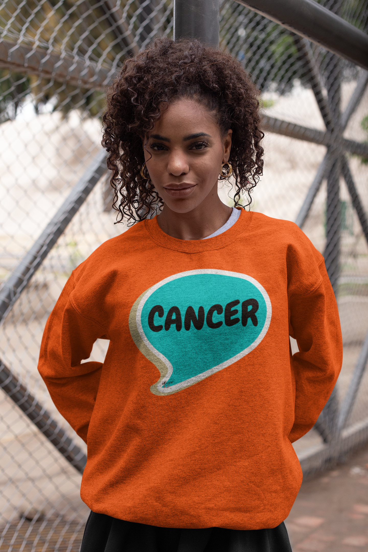 CANCER ZODIAC SIGN IN SPEECH BUBBLE CREWNECK UNISEX PULLOVER SWEATSHIRT CONSTELLATION SIGN ASTRONOMY SWEATERS FOR WOMEN HOROSCOPE CANCER SIGN SWEATSHIRT FOR MEN GIFT