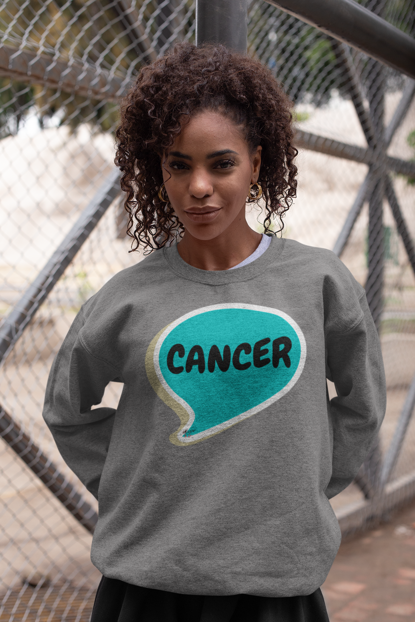 CANCER ZODIAC SIGN IN SPEECH BUBBLE CREWNECK UNISEX PULLOVER SWEATSHIRT CONSTELLATION SIGN ASTRONOMY SWEATERS FOR WOMEN HOROSCOPE CANCER SIGN SWEATSHIRT FOR MEN GIFT