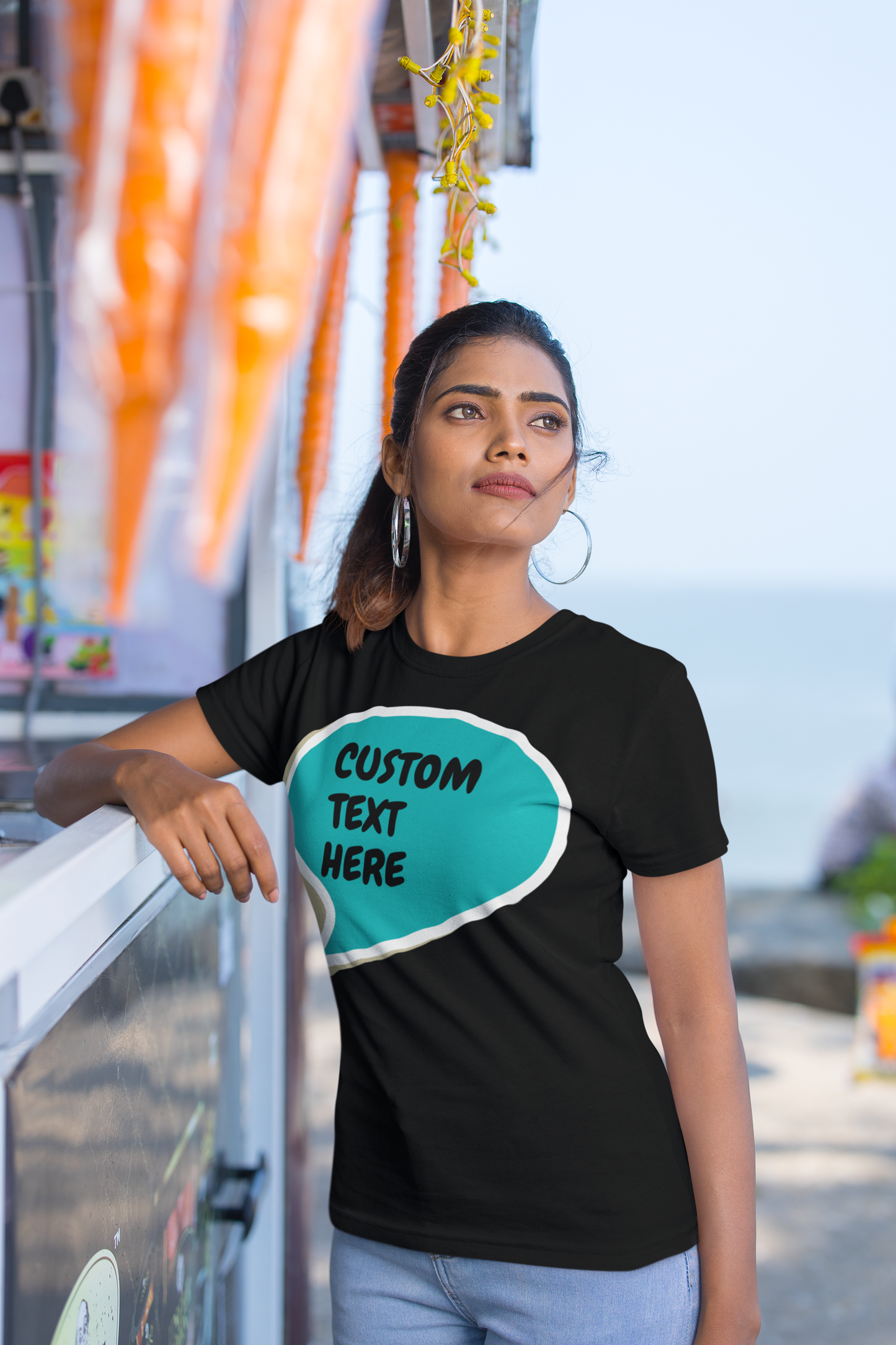 PERSONALIZE T-SHIRT IN SPEECH BUBBLE CREATE A CUSTOM TEE SHIRT IN SPEECH BUBBLE UNISEX T-SHIRT ADD A NAME OR FUNNY SAYING IN THE SPEECH BUBBLE CUSTOMIZE TO MAKE IT YOUR OWN OR CREATE A TSHIRT FOR A FRIEND FOR MEN AND WOMEN GREAT GIFTS