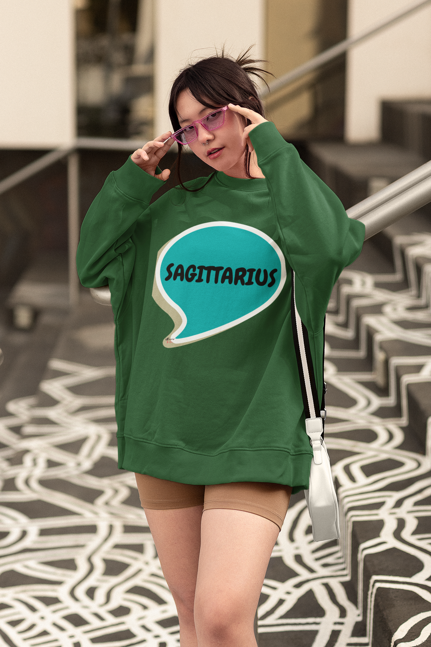 SAGITTARIUS ZODIAC SIGN SWEATSHIRT IN SPEECH BUBBLE UNISEX CREWNECK PULLOVER SWEATSHIRT SAGITTARIUS ZODIAC SIGN TRENDY SWEATERS BIRTHDAY SAGITTARIUS ZODIAC SIGN GIFT SAGITTARIUS ZODIAC SYMBOLS SWEATSHIRT SAGITTARIUS ZODIAC SEASON