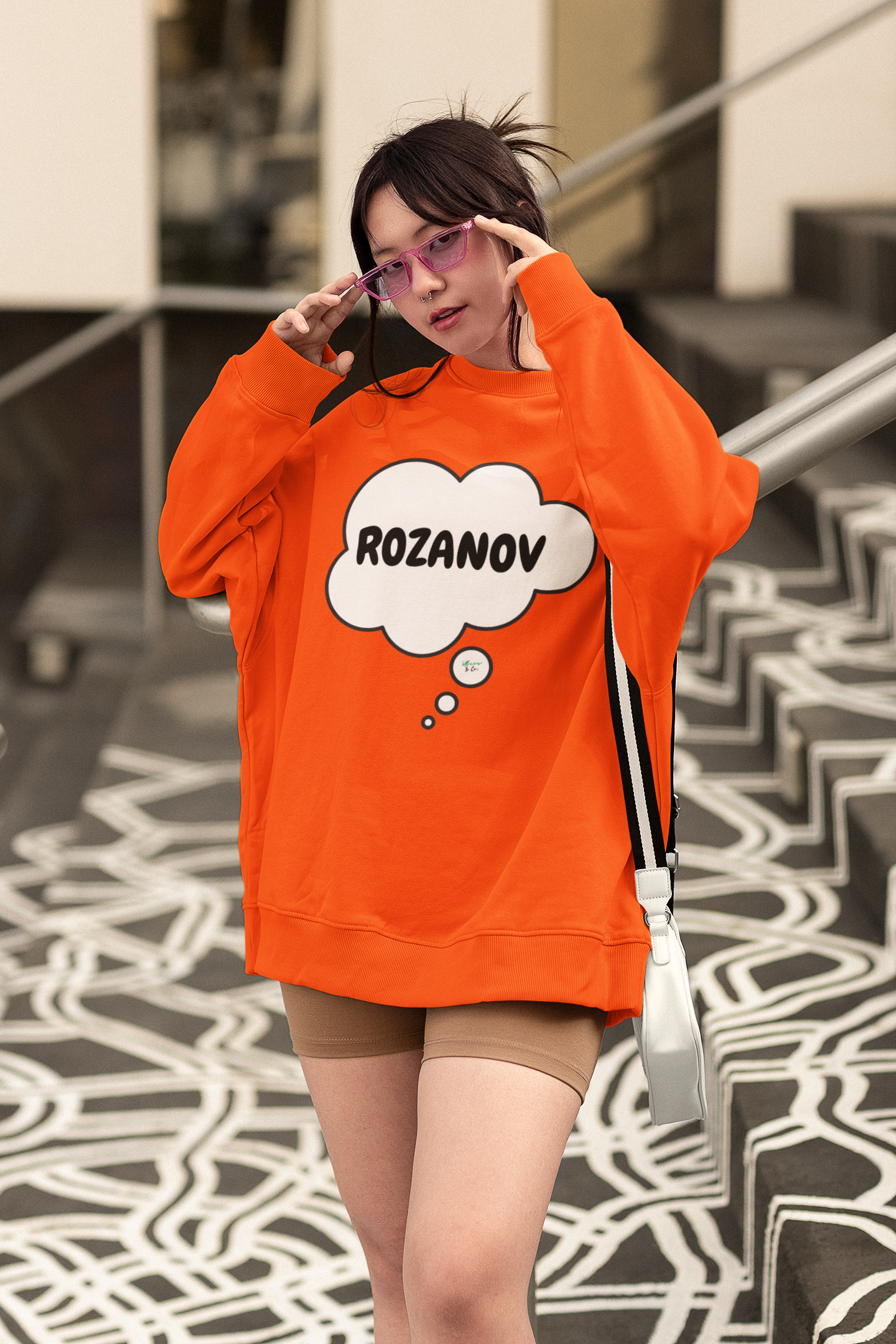 ROZANOV SWEATSHIRT IN THOUGHT BUBBLE GRAPHIC UNISEX CREWNECK PULLOVER SWEATSHIRT HEATED RIVALRY SWEATER ILYA ROZANOV SWEATSHIRTS FOR WOMEN SWEATSHIRTS FOR MEN HOCKEY PLAYERS GIFT IDEAS JERSEY NUMBER T-SHIRT FAN MERCH HOCKEY ROMANCE