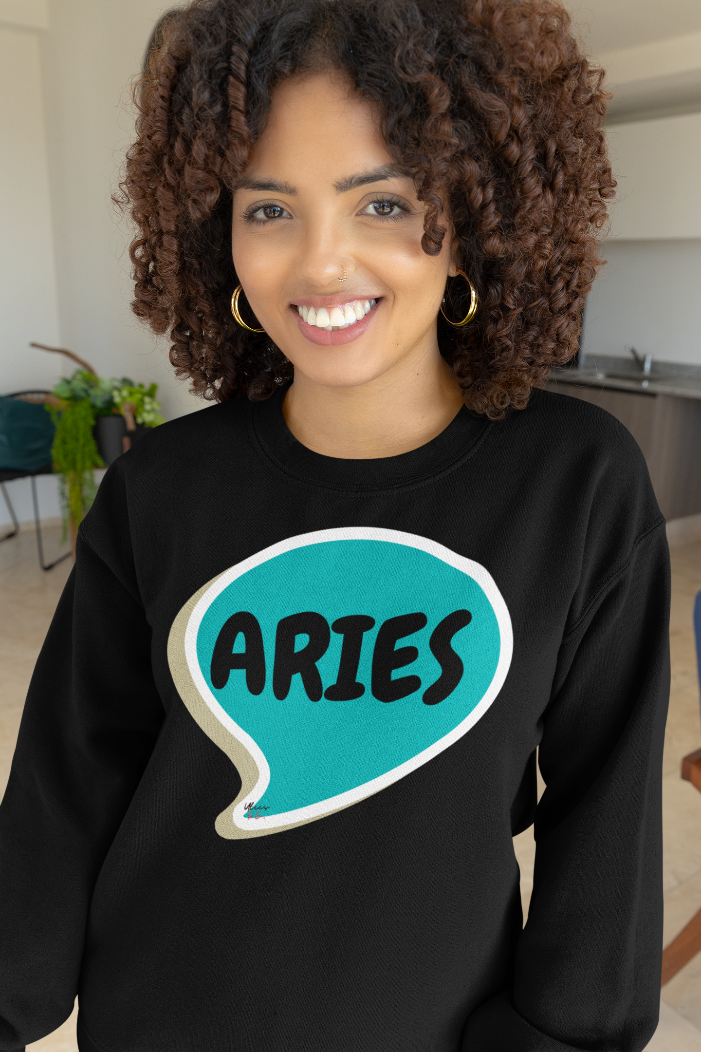 ARIES ZODIAC SIGN IN SPEECH BUBBLE UNISEX CREWNECK PULLOVER SWEATSHIRT TRENDY SWEATERS ARIES SIGN BIRTHDAY GIFTS ARIES ZODIAC SYMBOLS SWEATSHIRT ASTROLOGY ARIES SIGNS SWEATSHIRTS ZODIAC ARIES SEASON