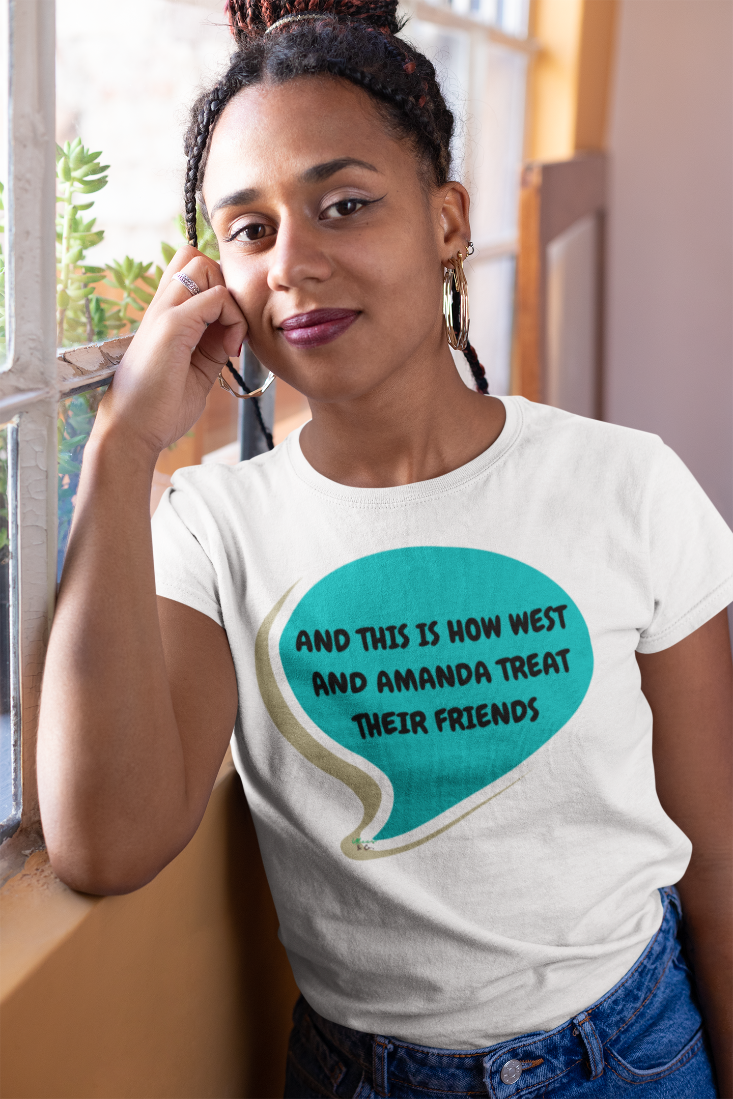 AND THIS IS HOW WEST AND AMANDA TREAT THEIR FRIENDS T-SHIRT SUMMER HOUSE INSPIRED TEES IN SPEECH BUBBLE BRAVO DRAMA TEE SHIRTS UNIQUE GRAPHIC UNISEX T-SHIRTS GIFT FOR SARCASTIC TSHIRT CIARA MILLER AMANDA BATULA WEST WILSON MEN GIFT FOR WOMEN TEE FOR MEN