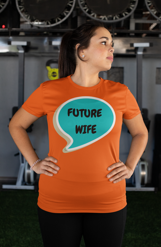 FUTURE WIFE T-SHIRT SPEECH BUBBLE WEDDING GIFT MARRIED T-SHIRT BRIDAL GIFT BRIDAL SHOWER GIFT BACHELORETTE PARTY GIFT FOR FIANCÉE GIFT FOR MARRIAGE