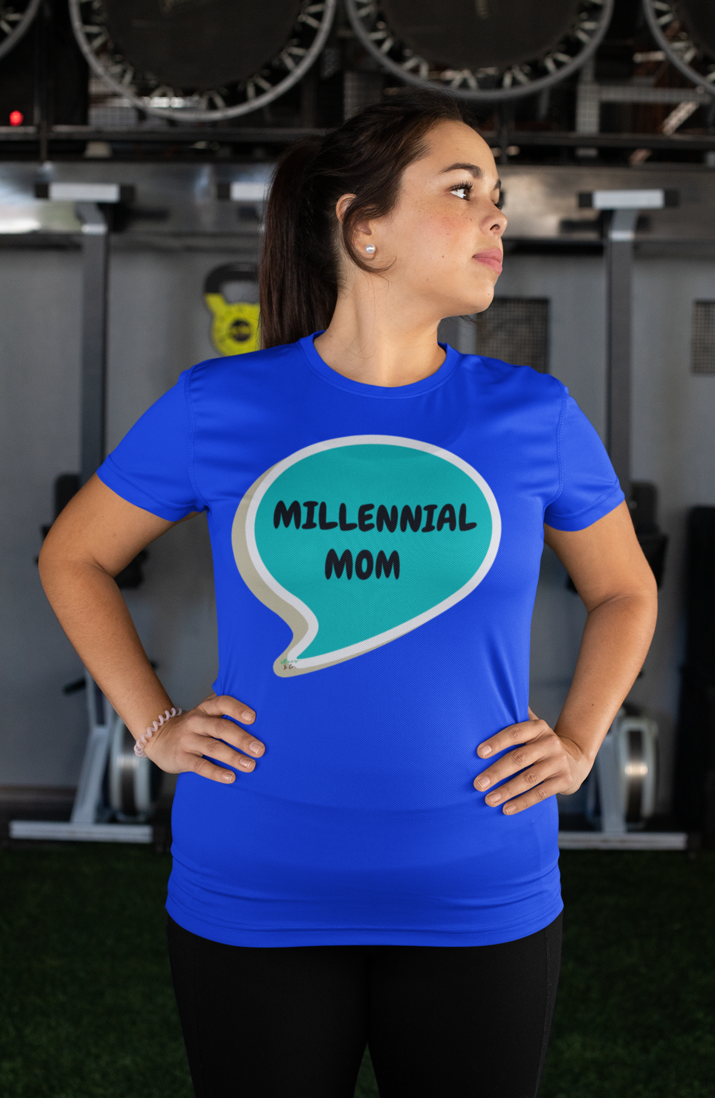 MILLENNIAL MOM IN SPEECH BUBBLE GRAPHIC UNISEX T-SHIRT UNIQUE MOM GIFT TEES MILLENNIAL GIFT FOR MOMS SHIRTS GIFTS FOR MILLENNIAL OUTFITS TSHIRTS GIFTS FOR MILLENNIAL MOTHERS QUOTES GIFTS BIRTHDAY GIFT MOM