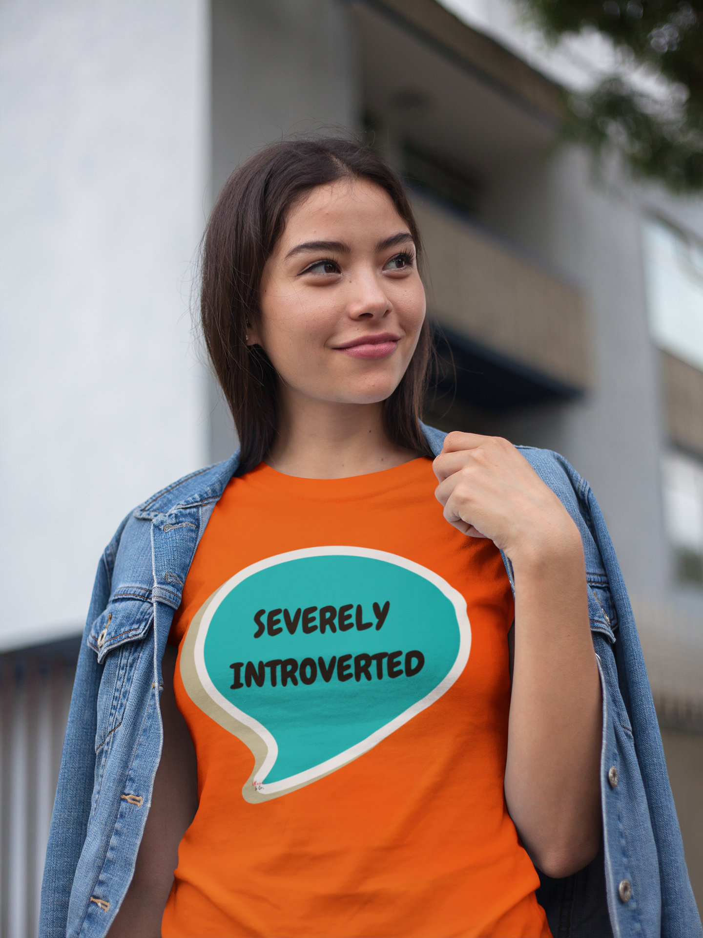 SEVERELY INTROVERTED T-SHIRT IN SPEECH BUBBLE SARCASTIC UNISEX T-SHIRT FOR WOMEN ADULT HUMOR FOR MEN TSHIRT FUNNY SAYINGS TEE SHIRTS