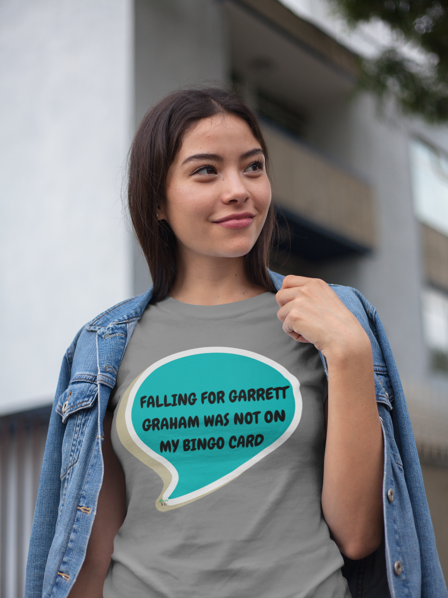 FALLING FOR GARRETT GRAHAM WAS NOT ON MY BINGO CARD T-SHIRT HOCKEY PLAYER UNIQUE GRAPHIC UNISEX SPEECH BUBBLE SHIRT STREETWEAR FASHION OFF CAMPUS TEES OFF CAMPUS SERIES HOCKEY TEAM TEES BIRTHDAY GIFTS FOR WOMEN GIFT FOR MEN